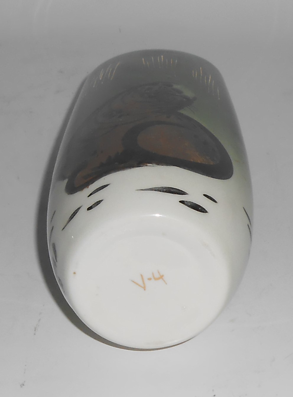Sascha Brastoff Pottery Alaska Walrus Vase V-4