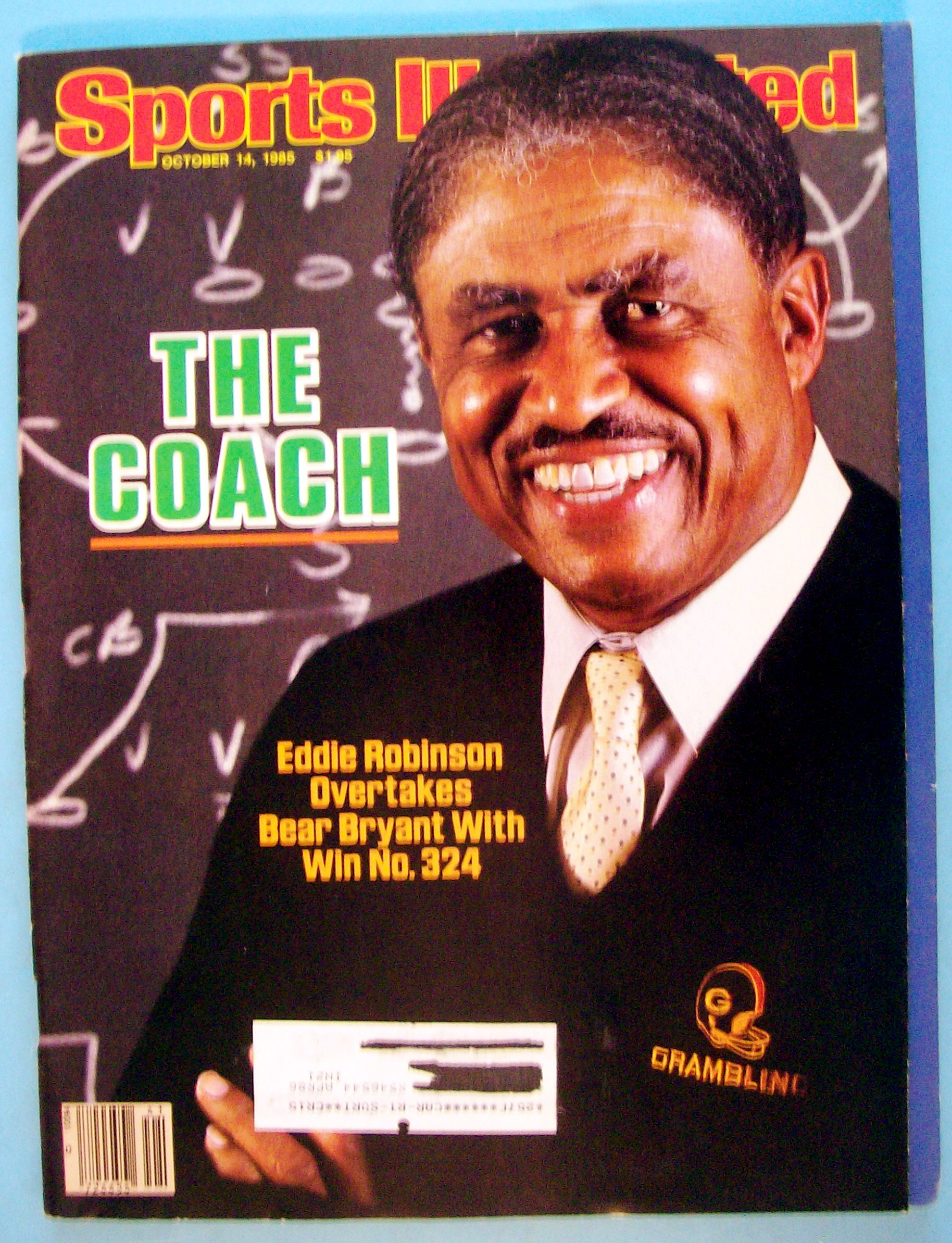 Sports Illustrated Magazine-Oct 14, 1985-Eddie Robinson