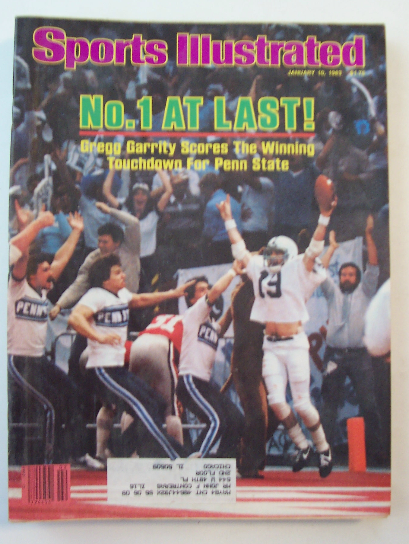 Sports Illustrated Magazine Jan 10, 1983 Gregg Garrity