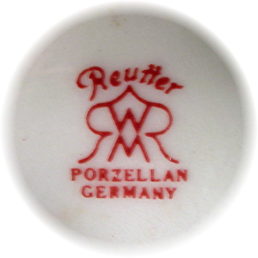Money Bank Piggy Reutter Porzellan Germany