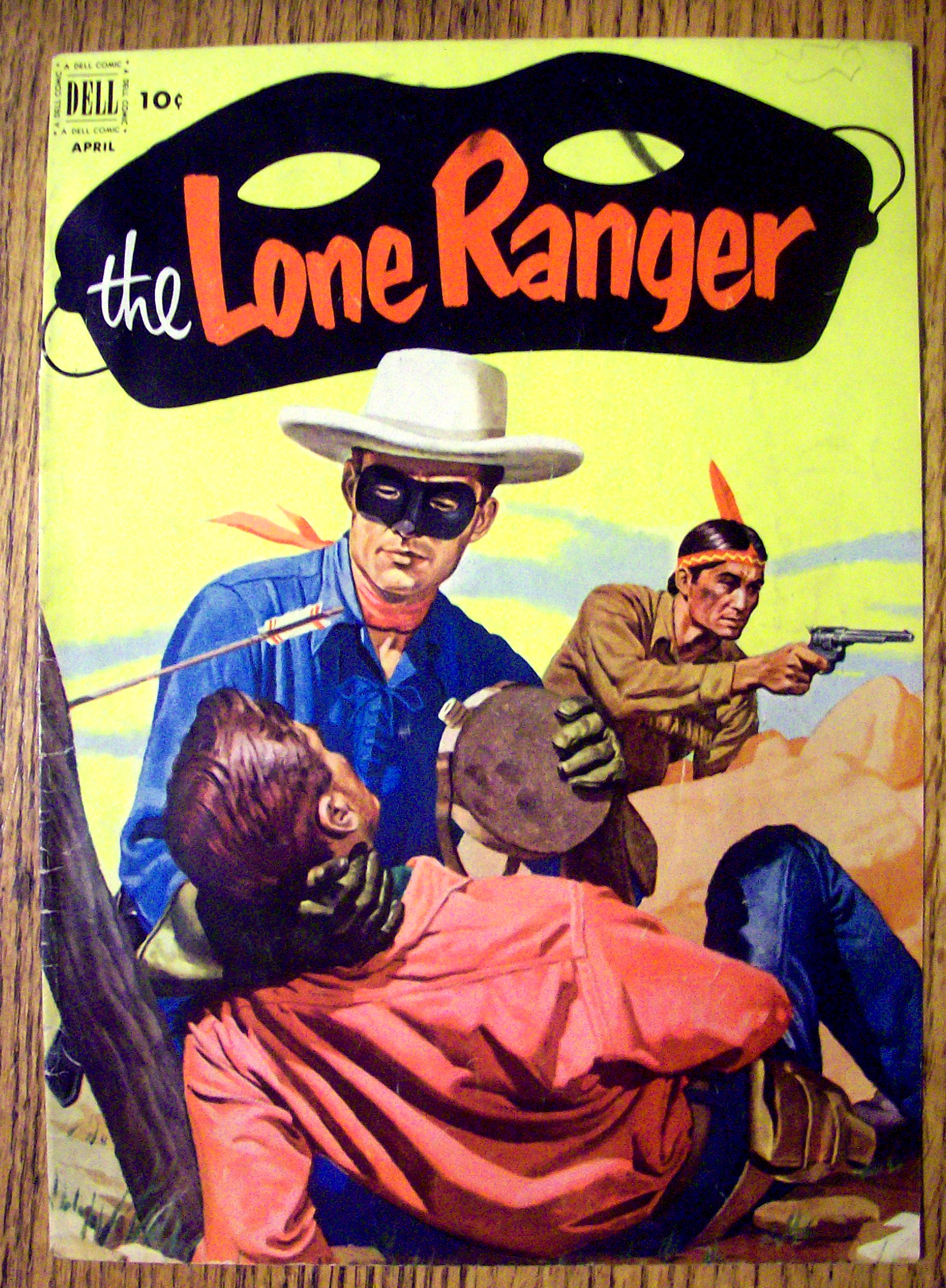 Lone Ranger Comic Cover-April 1952