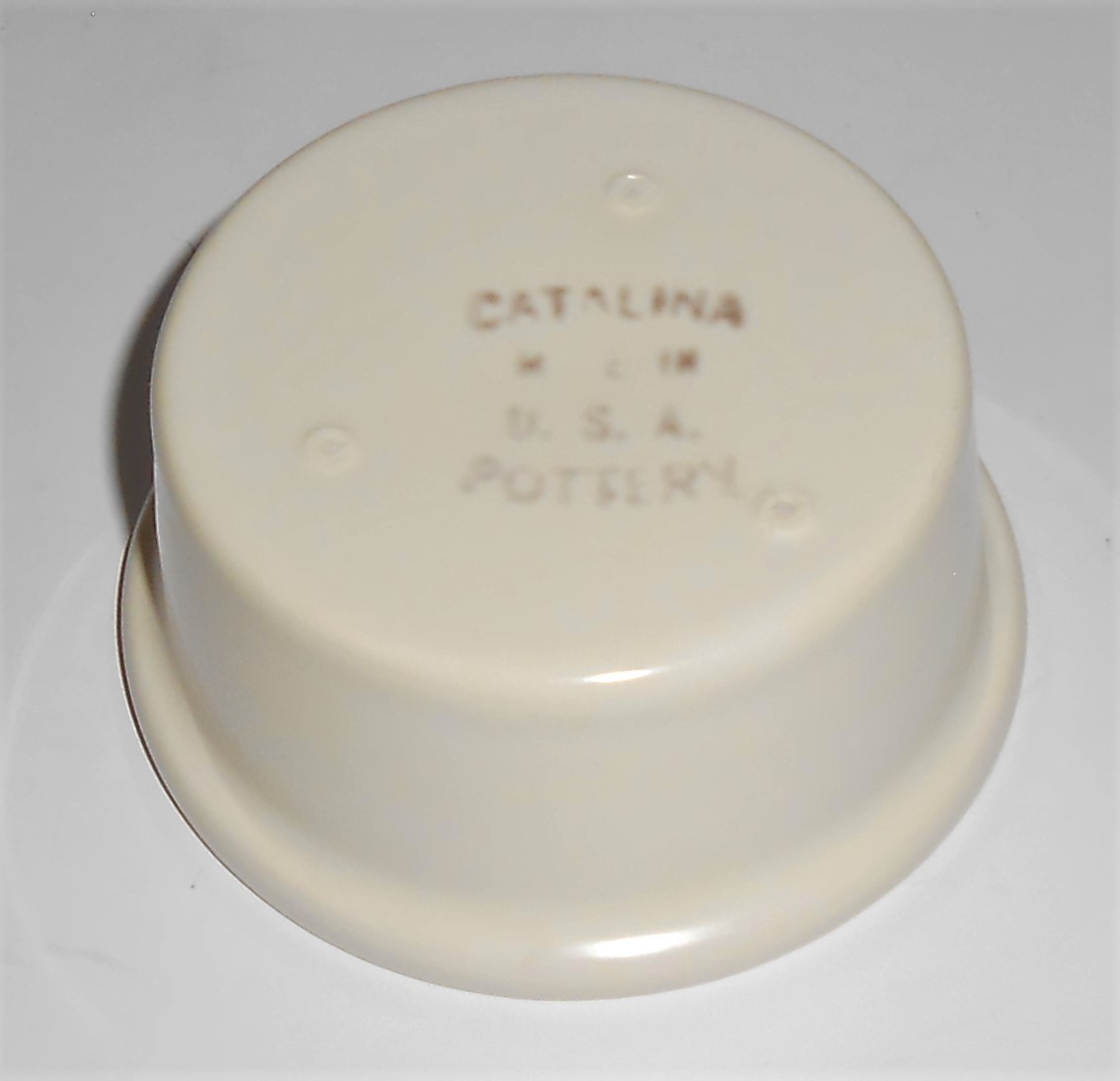 Franciscan Pottery Catalina Rancho Satin Ivory #C45 Ind