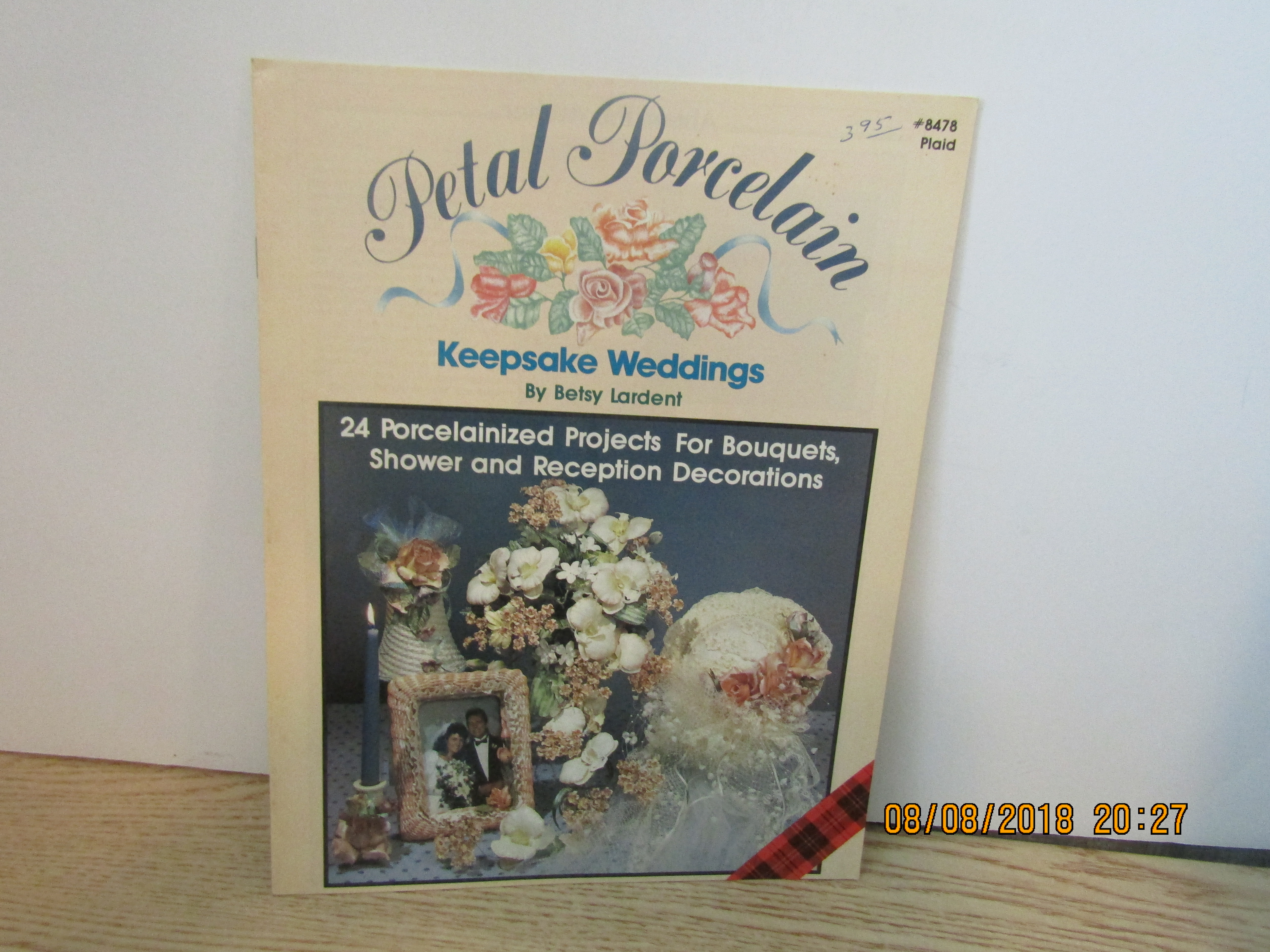 Plaid Petal Porcelain Keepsake Wedding #8478