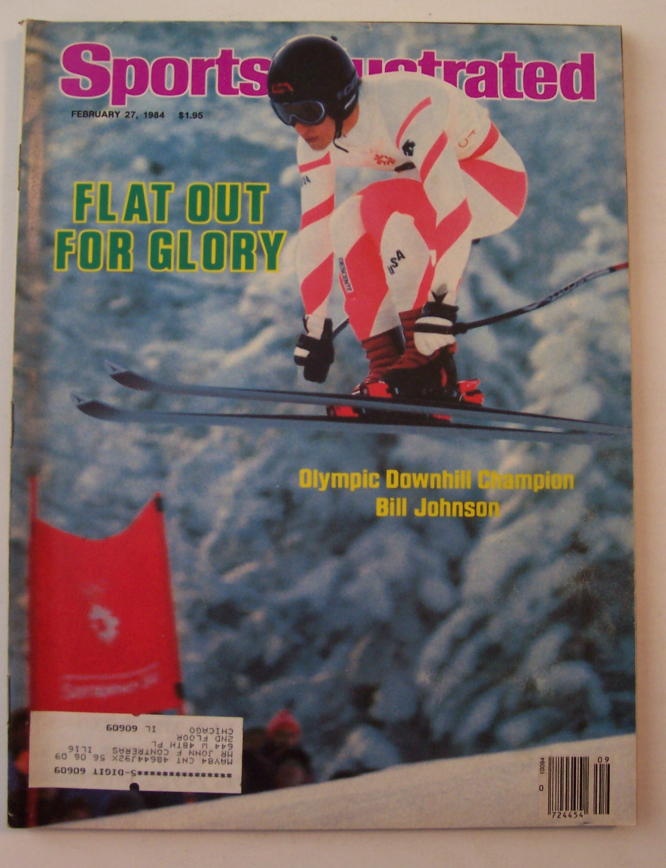 Sports Illustrated Magazine -Feb 27, 1984- Bill Johnson