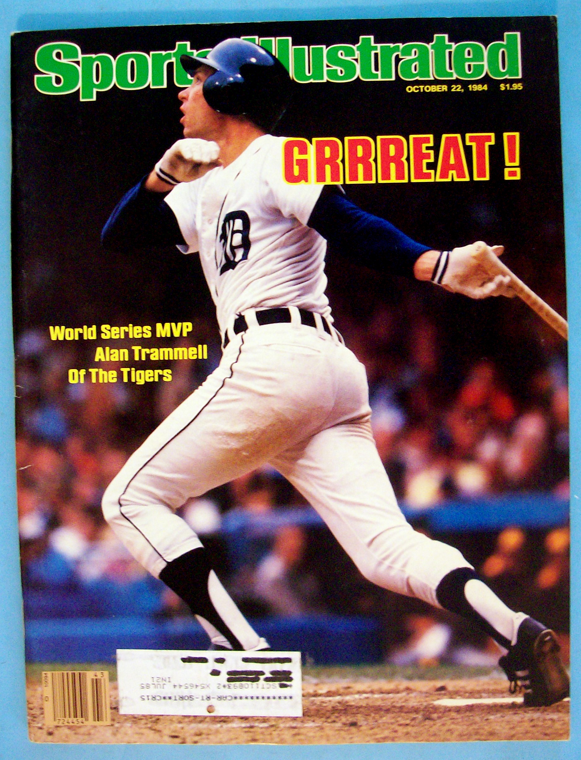 Sports Illustrated Magazine-Oct 22, 1984-Alan Trammell