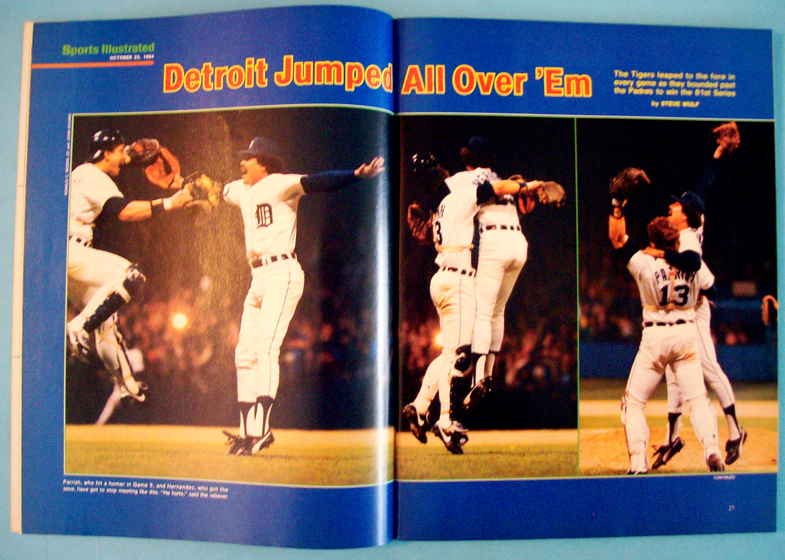 Sports Illustrated Magazine-Oct 22, 1984-Alan Trammell