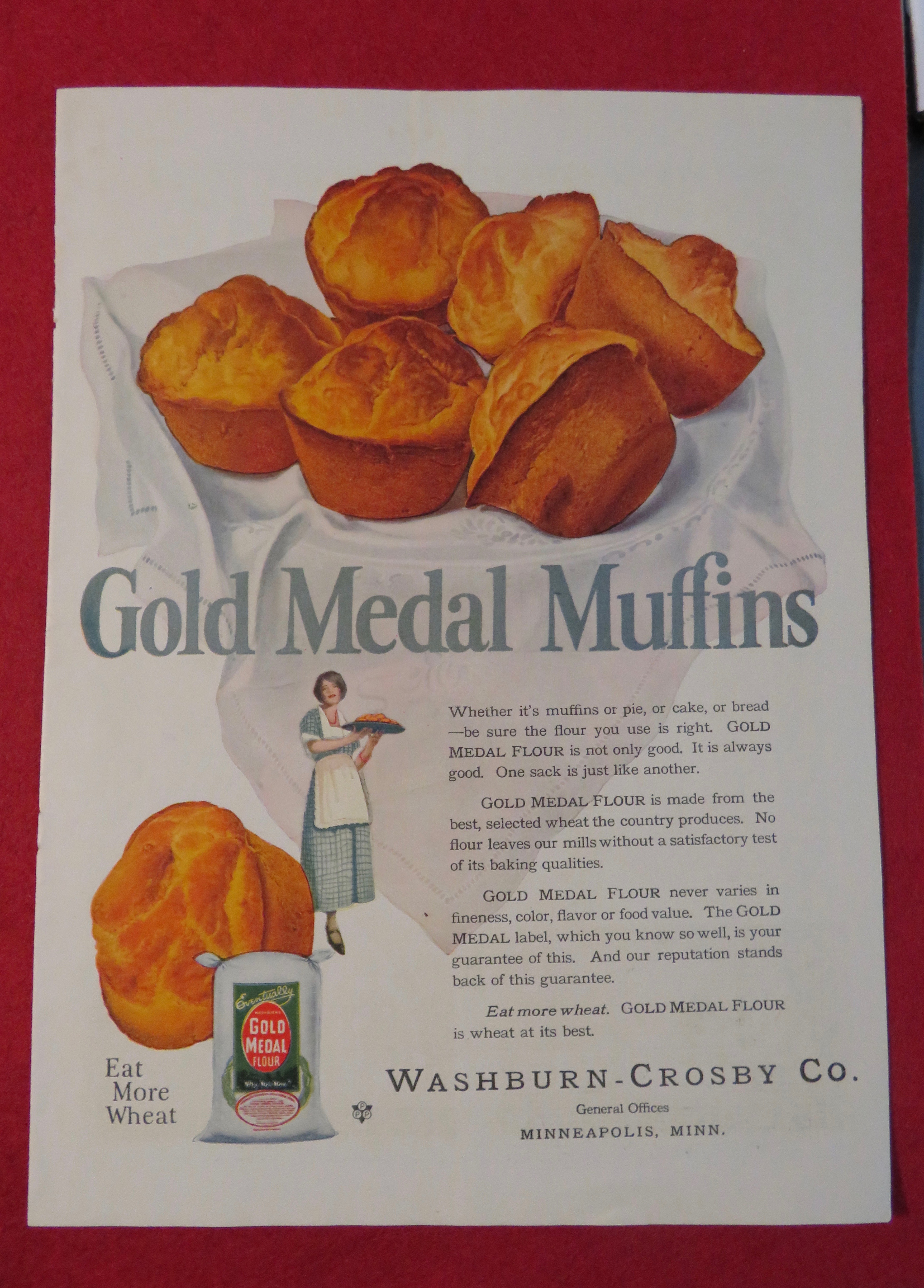 1924 Gold Medal Flour with Gold Medal Muffins