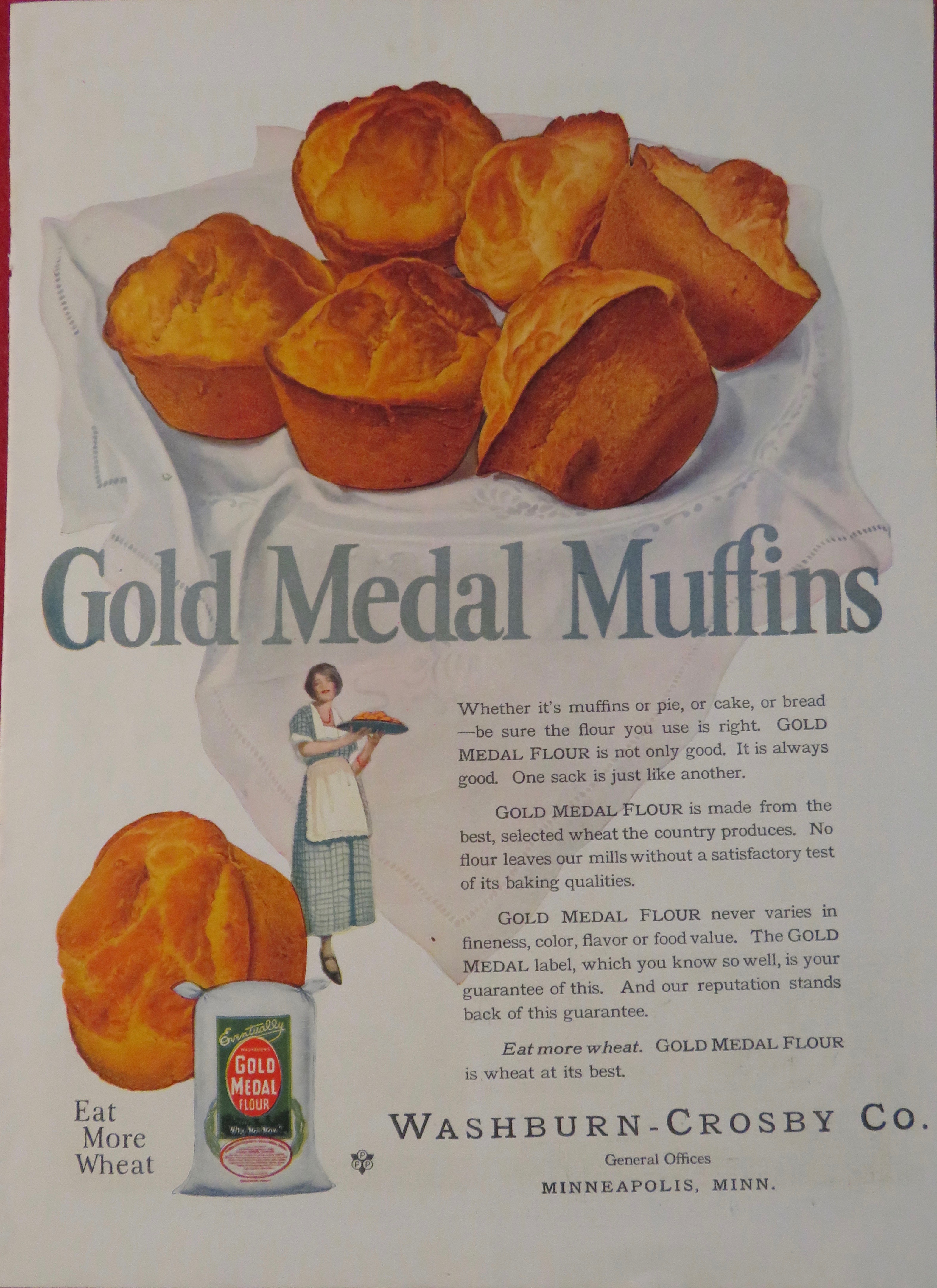 1924 Gold Medal Flour with Gold Medal Muffins
