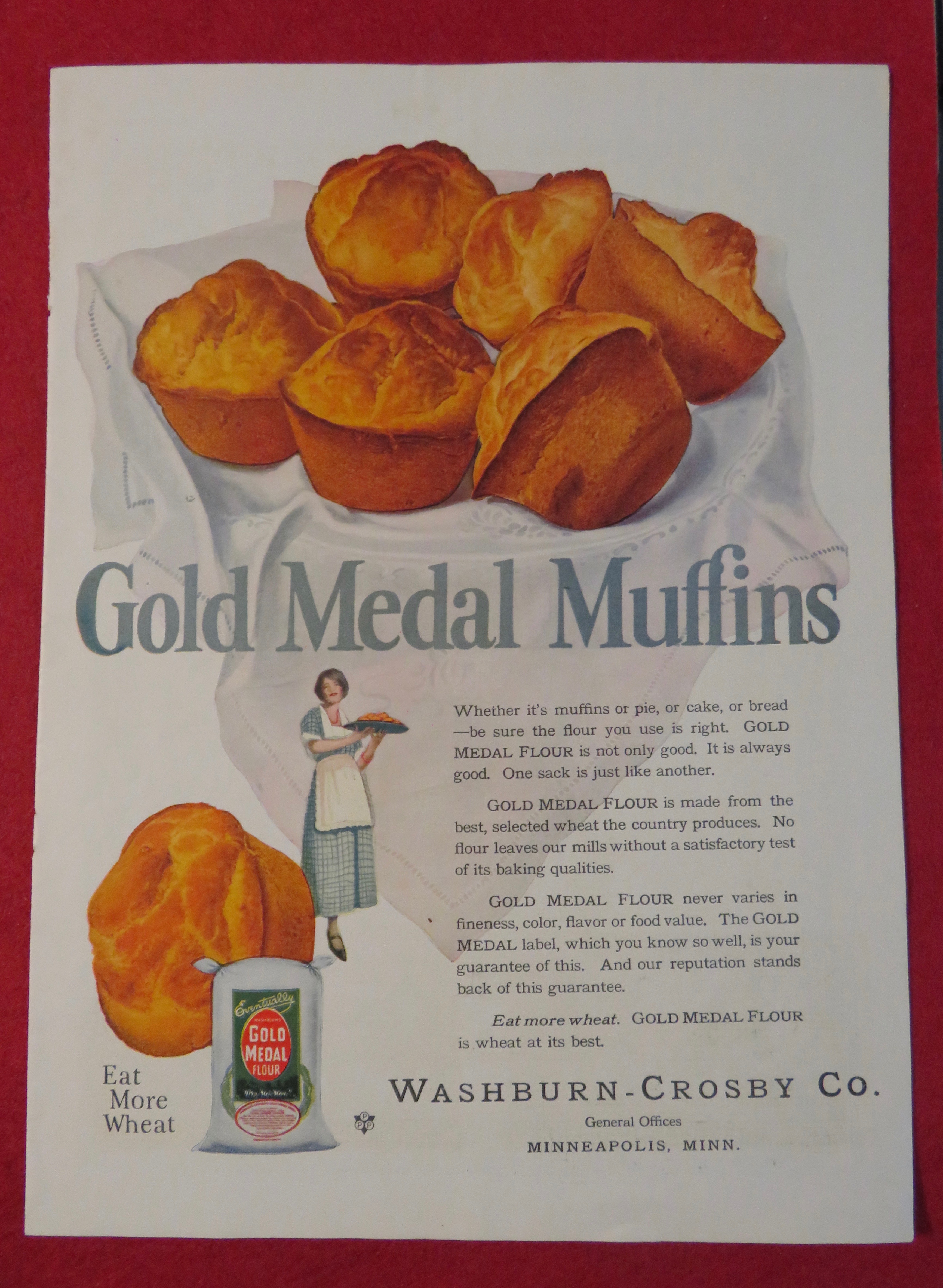 1924 Gold Medal Flour with Gold Medal Muffins