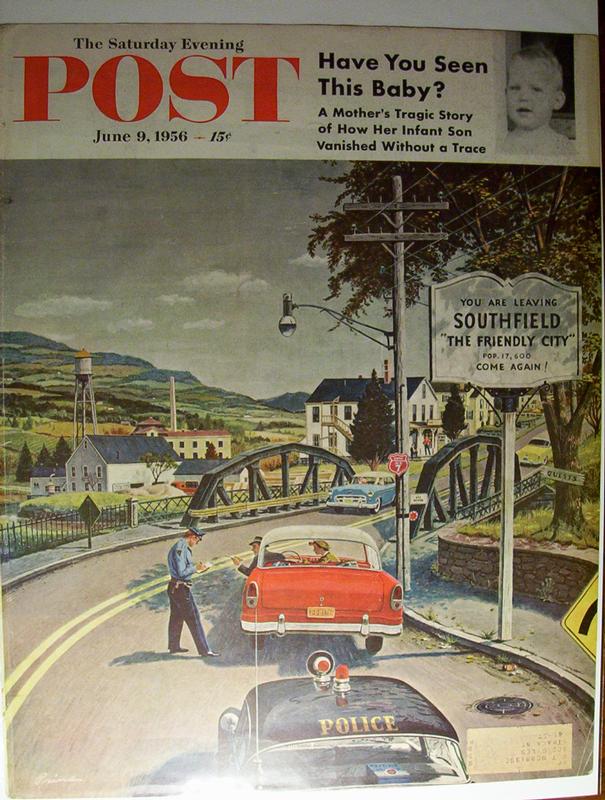 Saturday Evening Post Cover By Prins - June 9, 1956