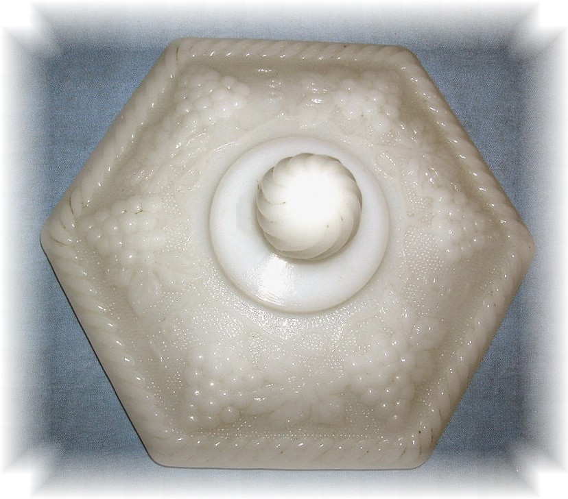 Fire-King  Milk Glass Cookie Jar