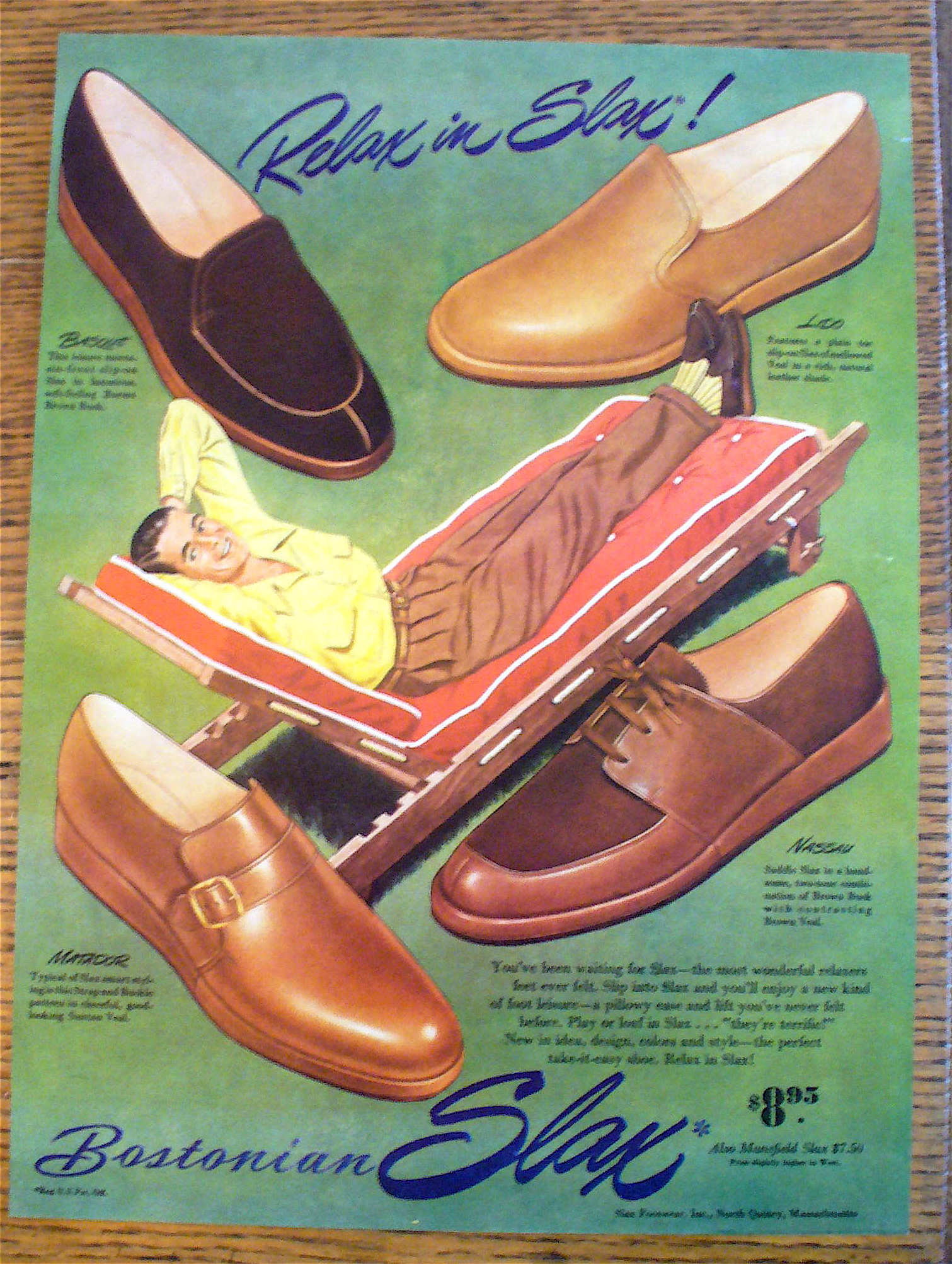 1946 Bostonian Slax With Man Relaxing