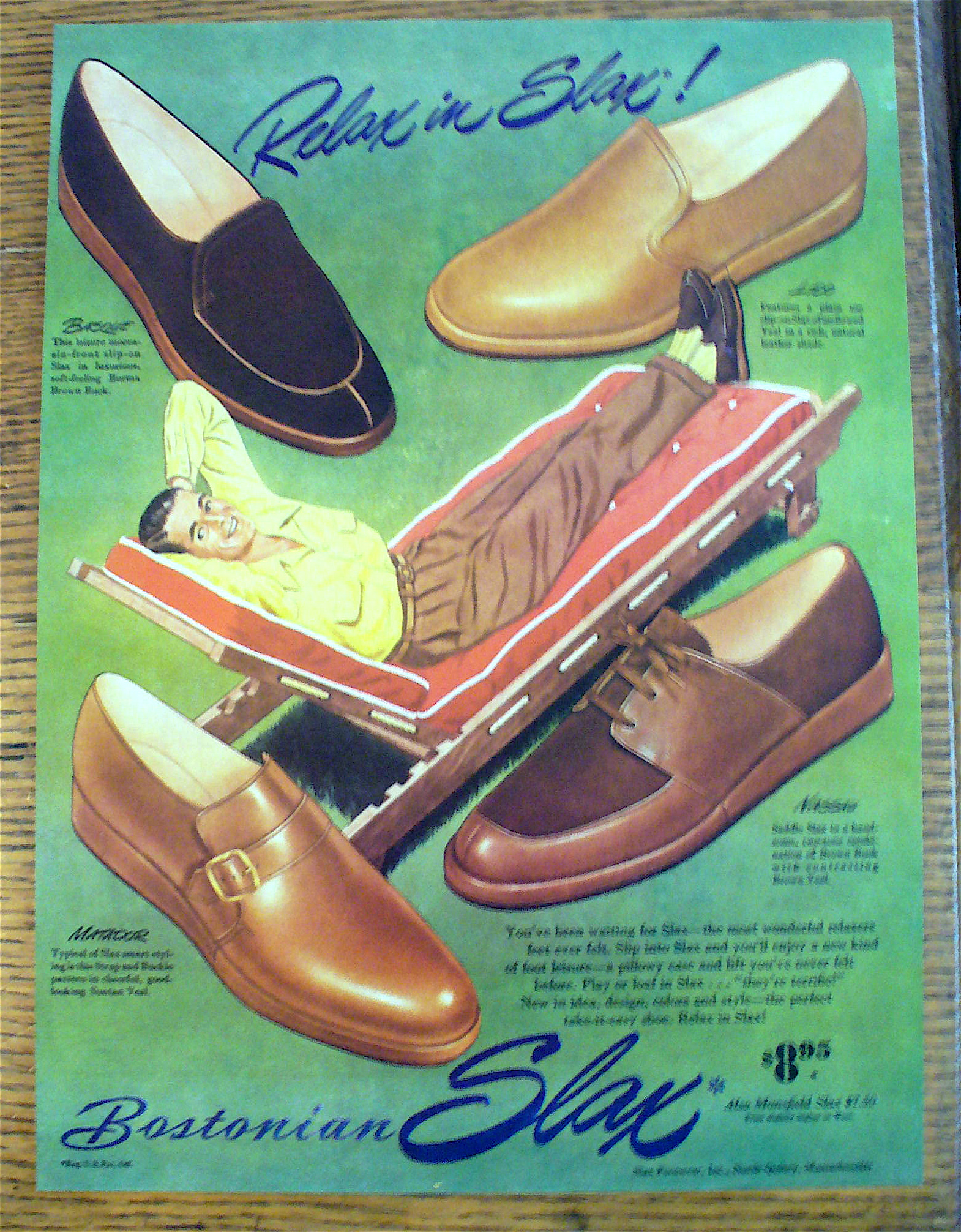 1946 Bostonian Slax With Man Relaxing