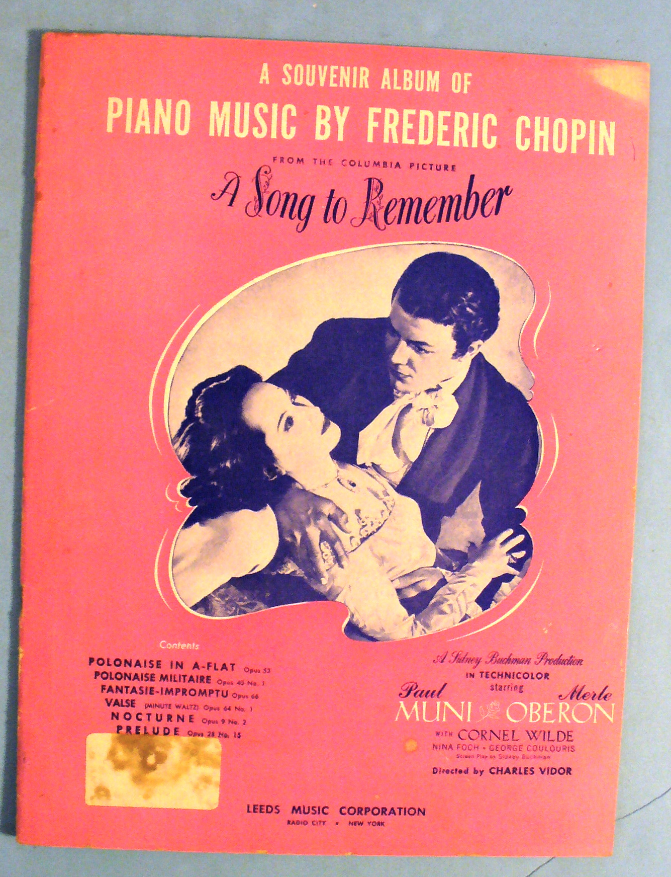 1945 A Song to Remember by Frederic Chopin