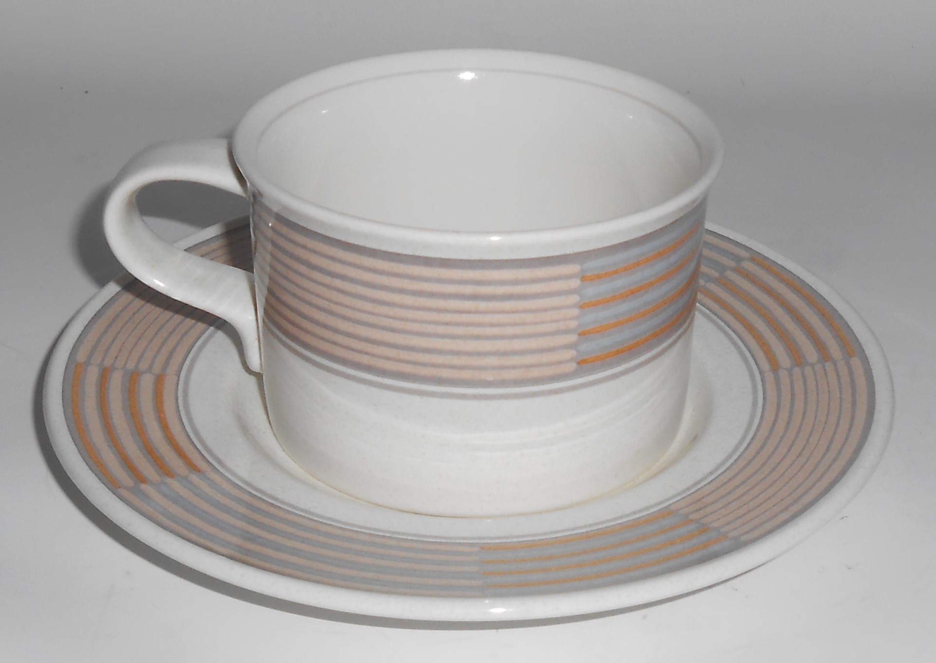 Mikasa China CAC06 Tracings Cup & Saucer Set