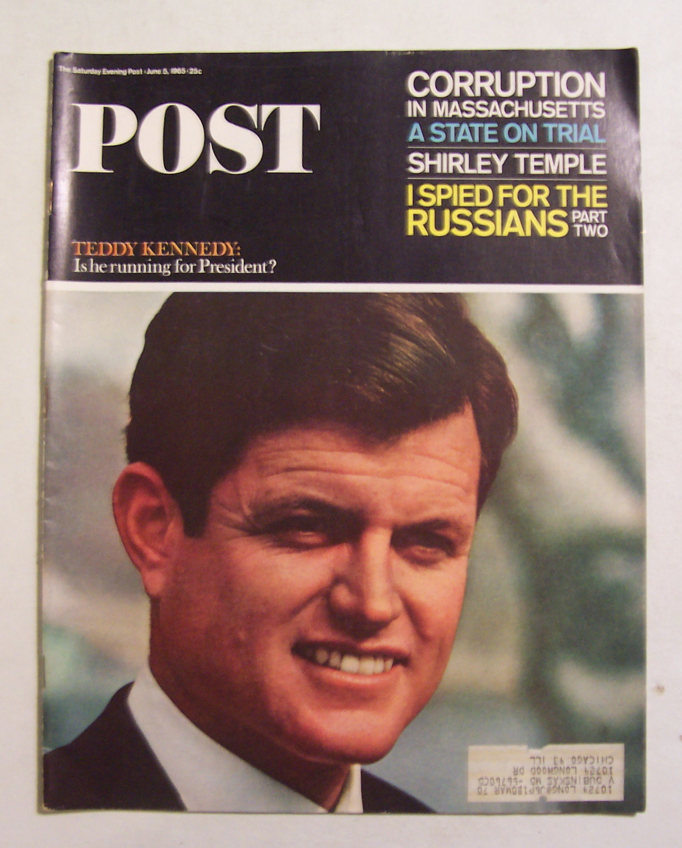 Saturday Evening Post Magazine - June 5, 1965 - Kennedy