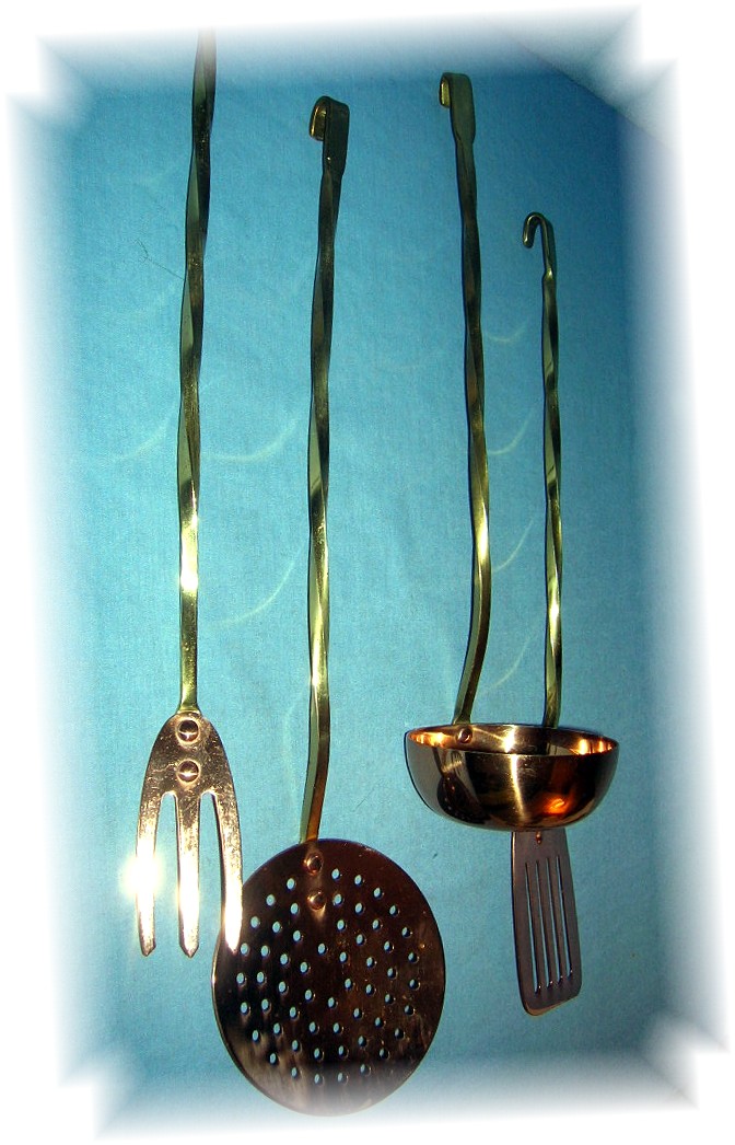 Decorative Copper And Brass Set
