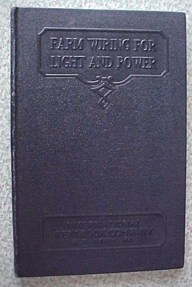 Farm Wiring for Light and Power Leather 1937