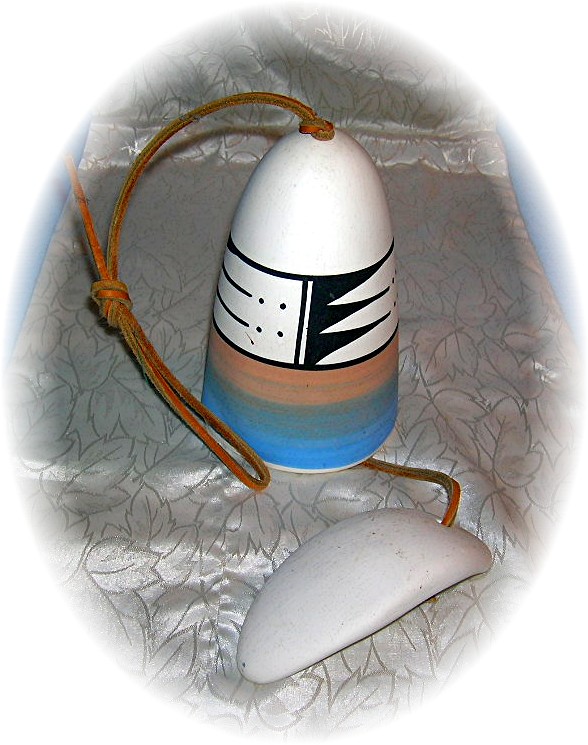 Pottery Wind Bell T. Newman Ute Mtn. Ute 50