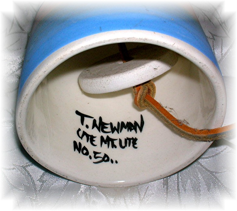 Pottery Wind Bell T. Newman Ute Mtn. Ute 50