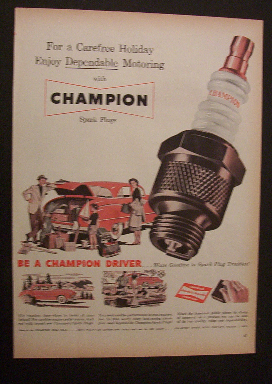 1951  Champion  Spark  Plugs