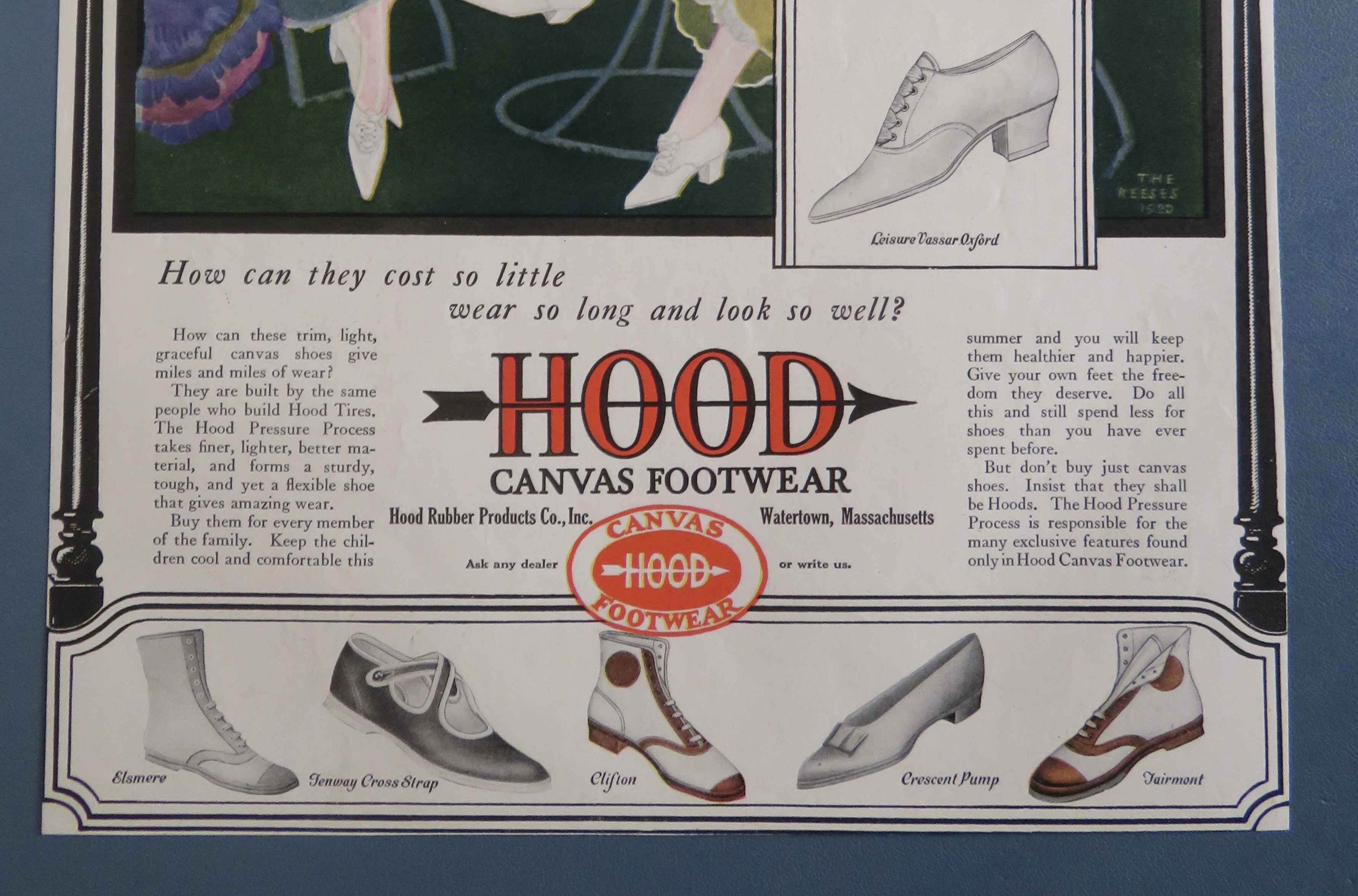 1920 Hood Canvas Footwear with Women Talking
