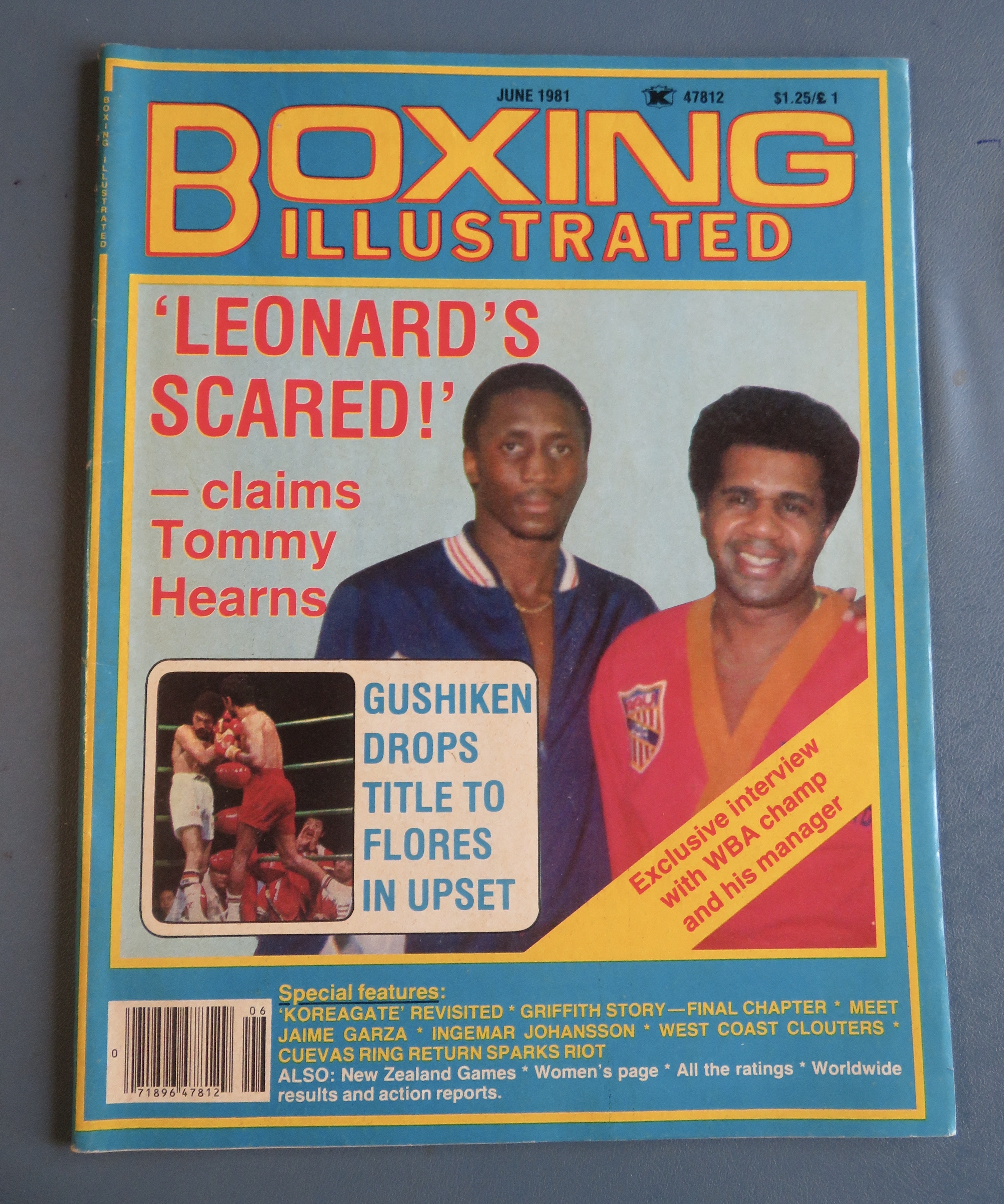 Boxing Illustrated Magazine June 1981 Leonard's Scared