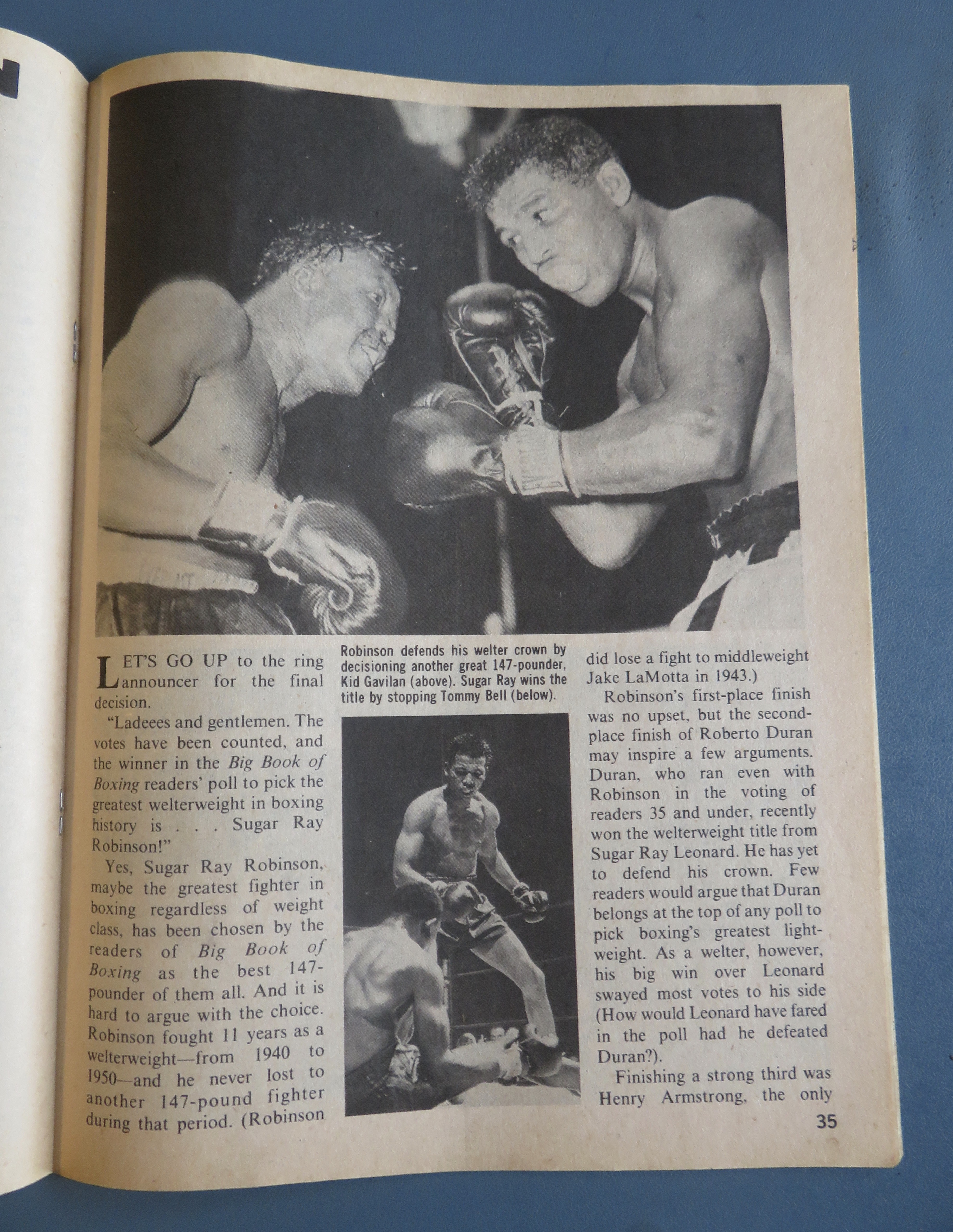 Boxing Illustrated Magazine June 1981 Leonard's Scared