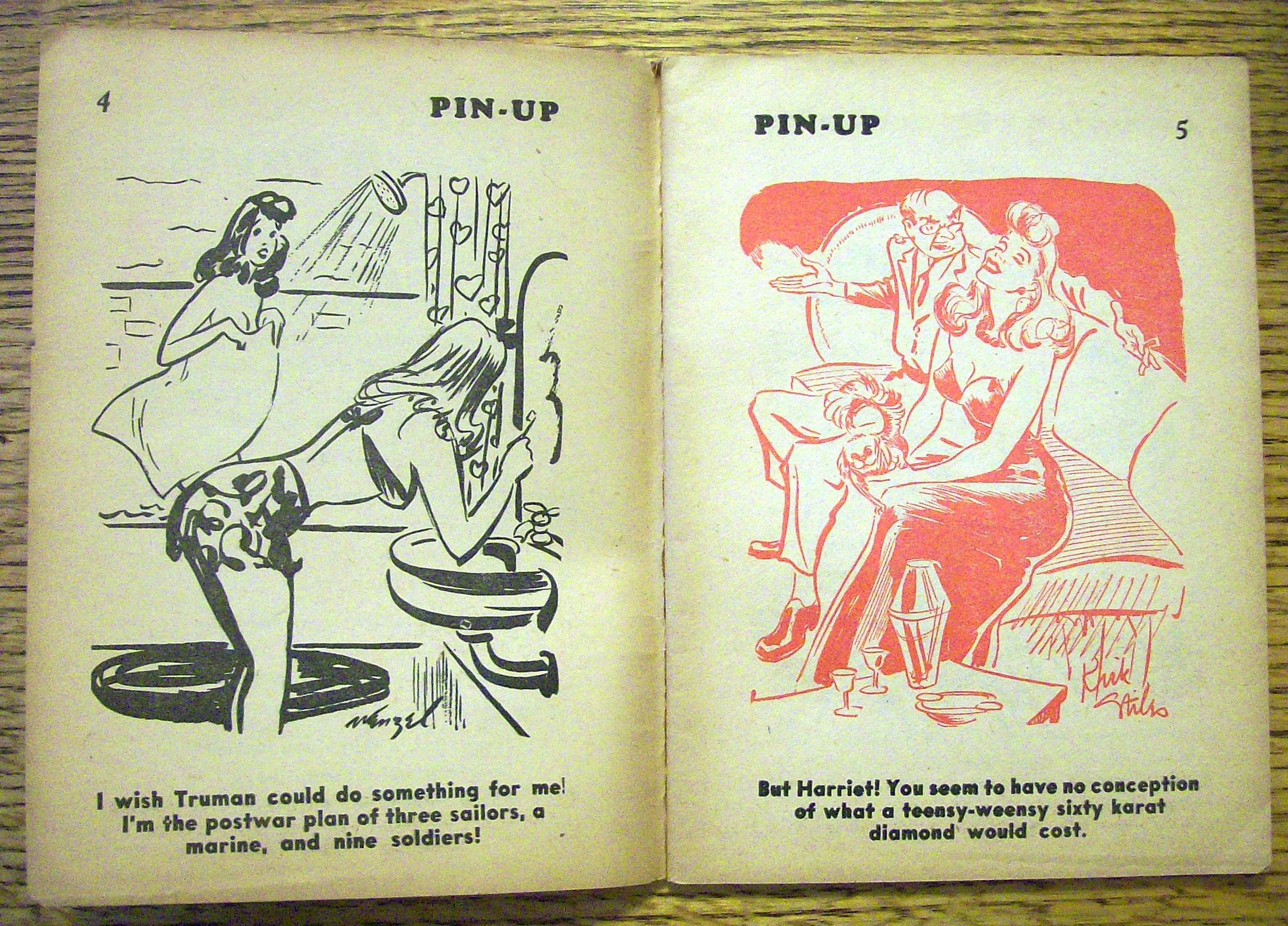 Pin Up Cartoons 1940's The World's Prettiest Girls