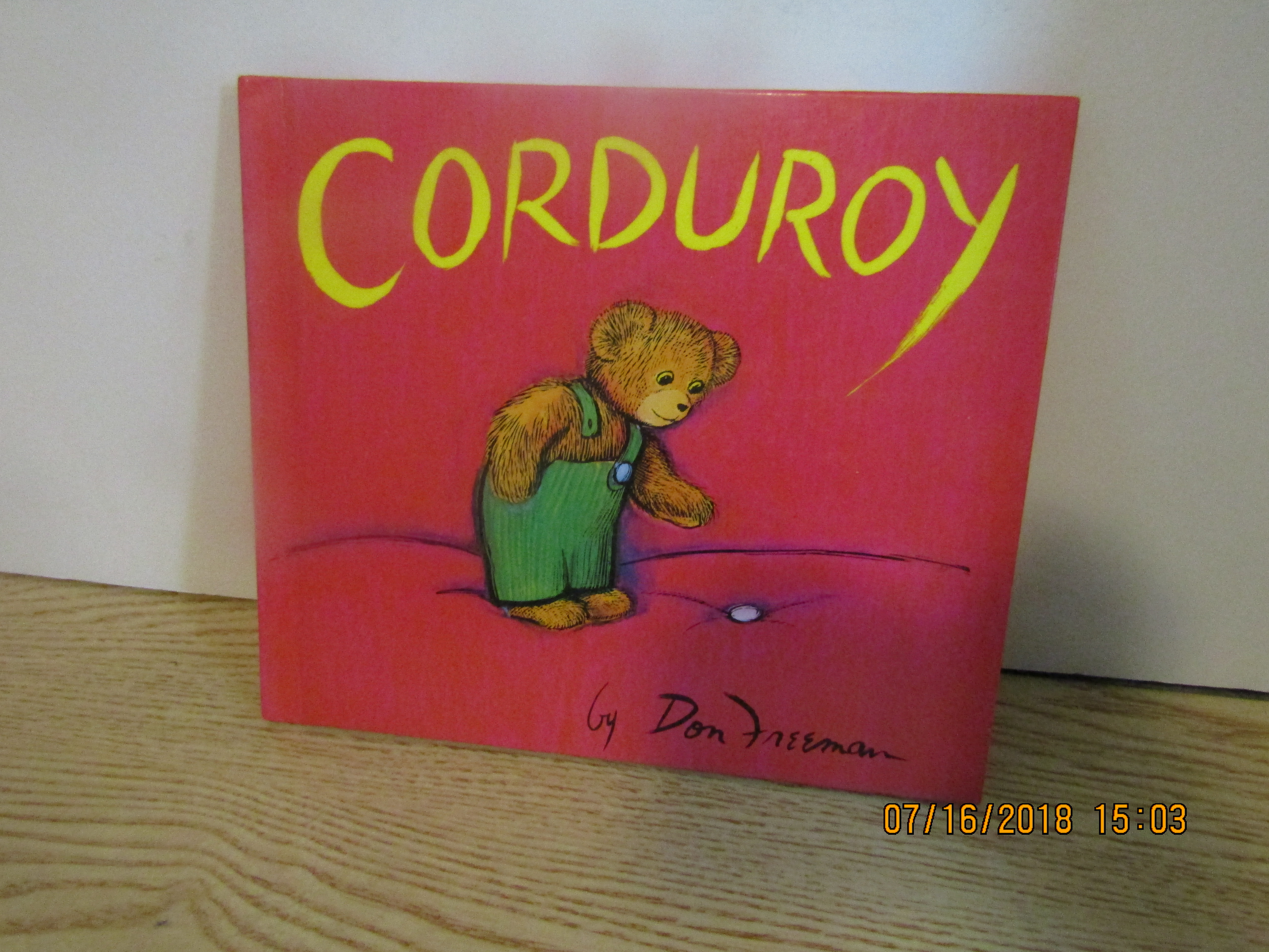 Children's Book Corduroy by  Don Freeman