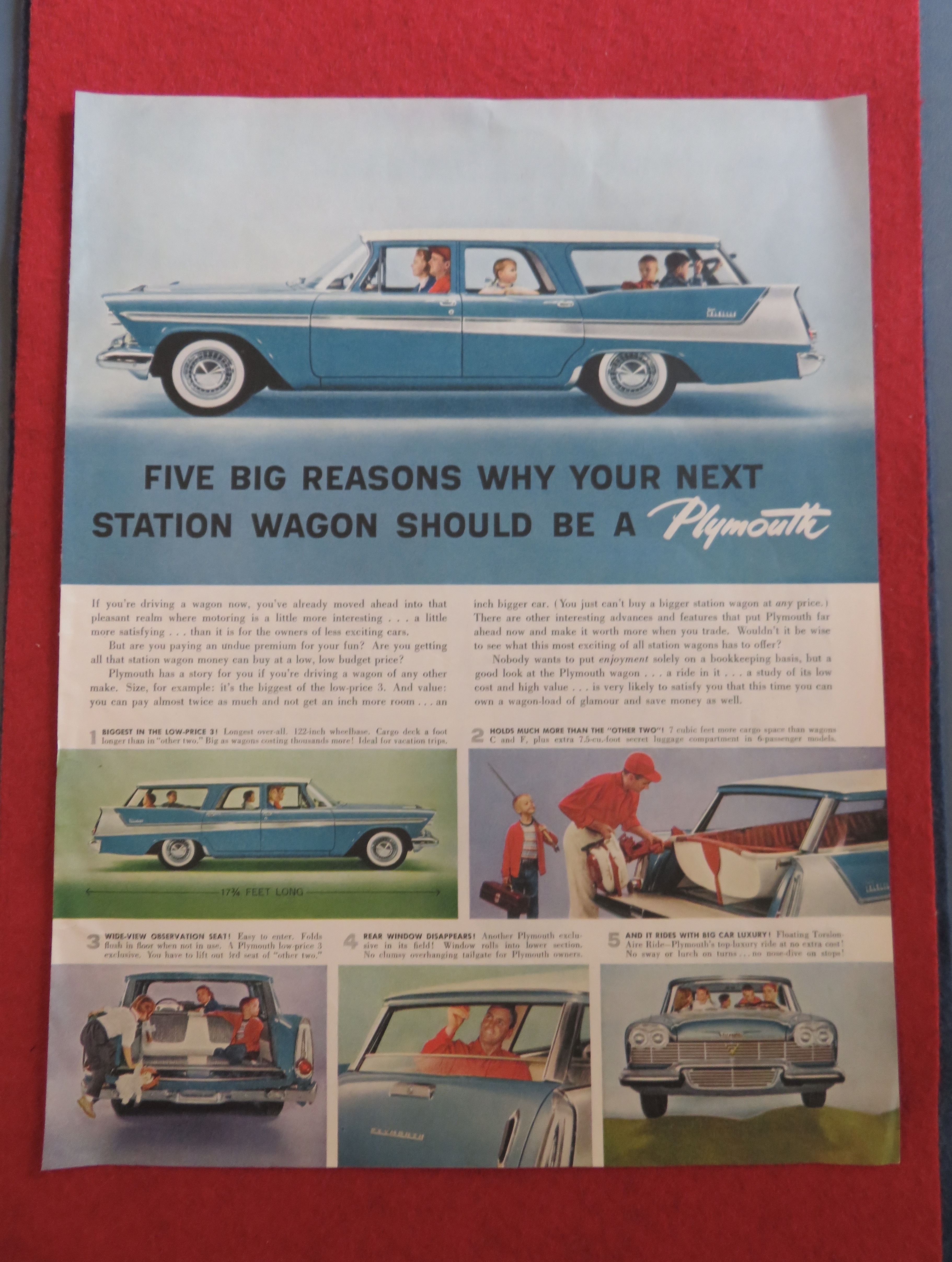 1958 Plymouth Automobile with Station Wagon