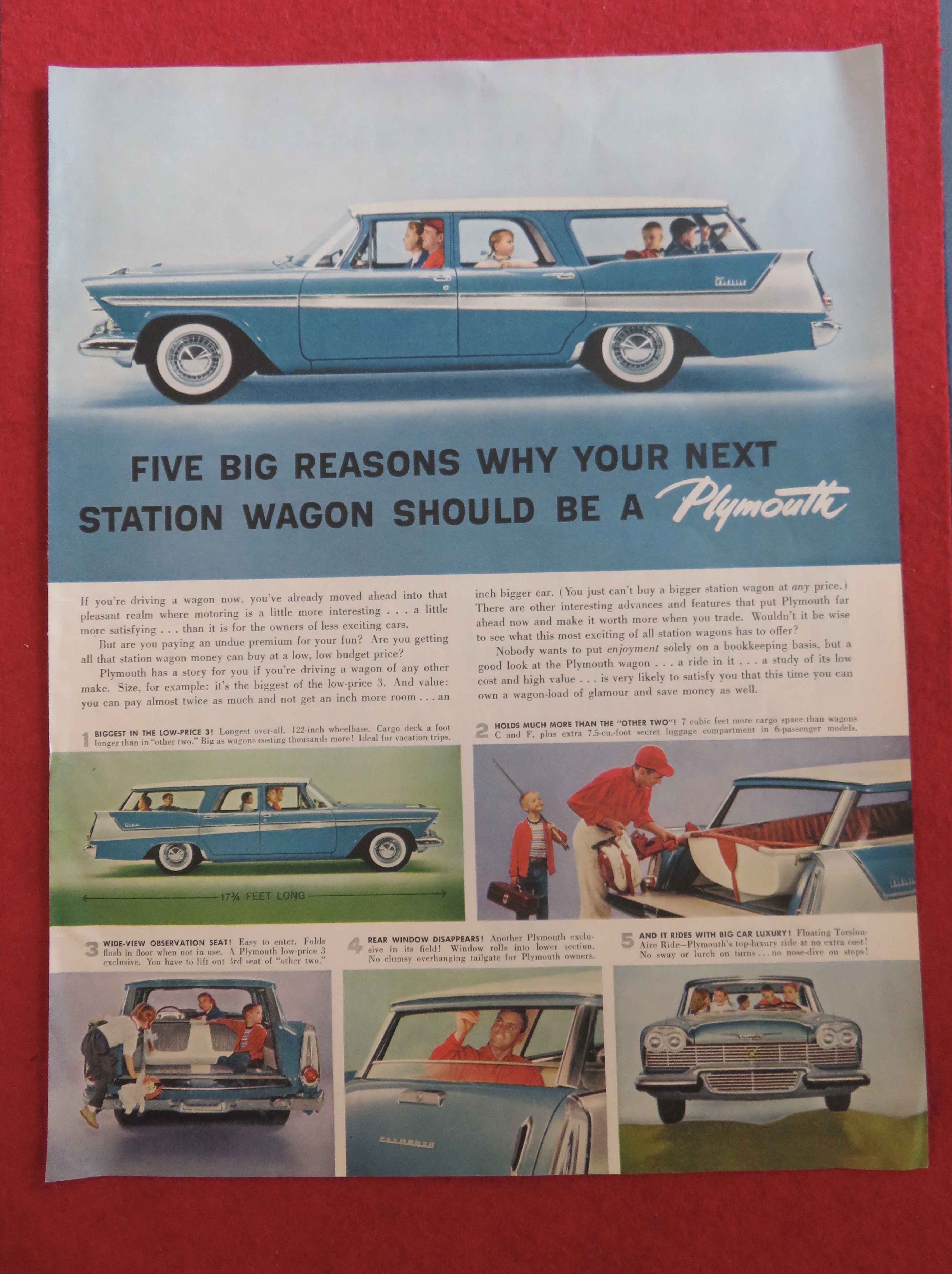 1958 Plymouth Automobile with Station Wagon