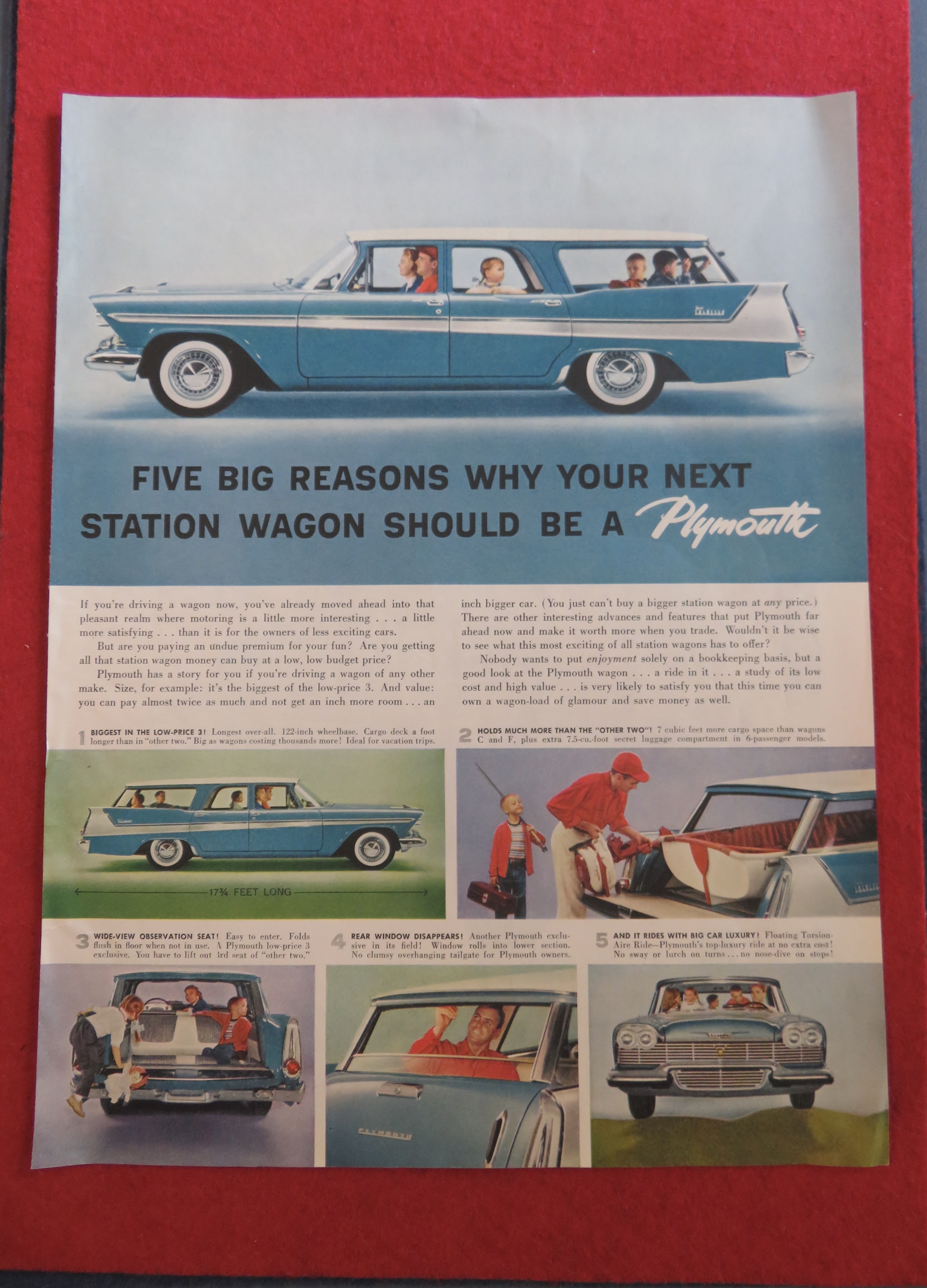 1958 Plymouth Automobile with Station Wagon
