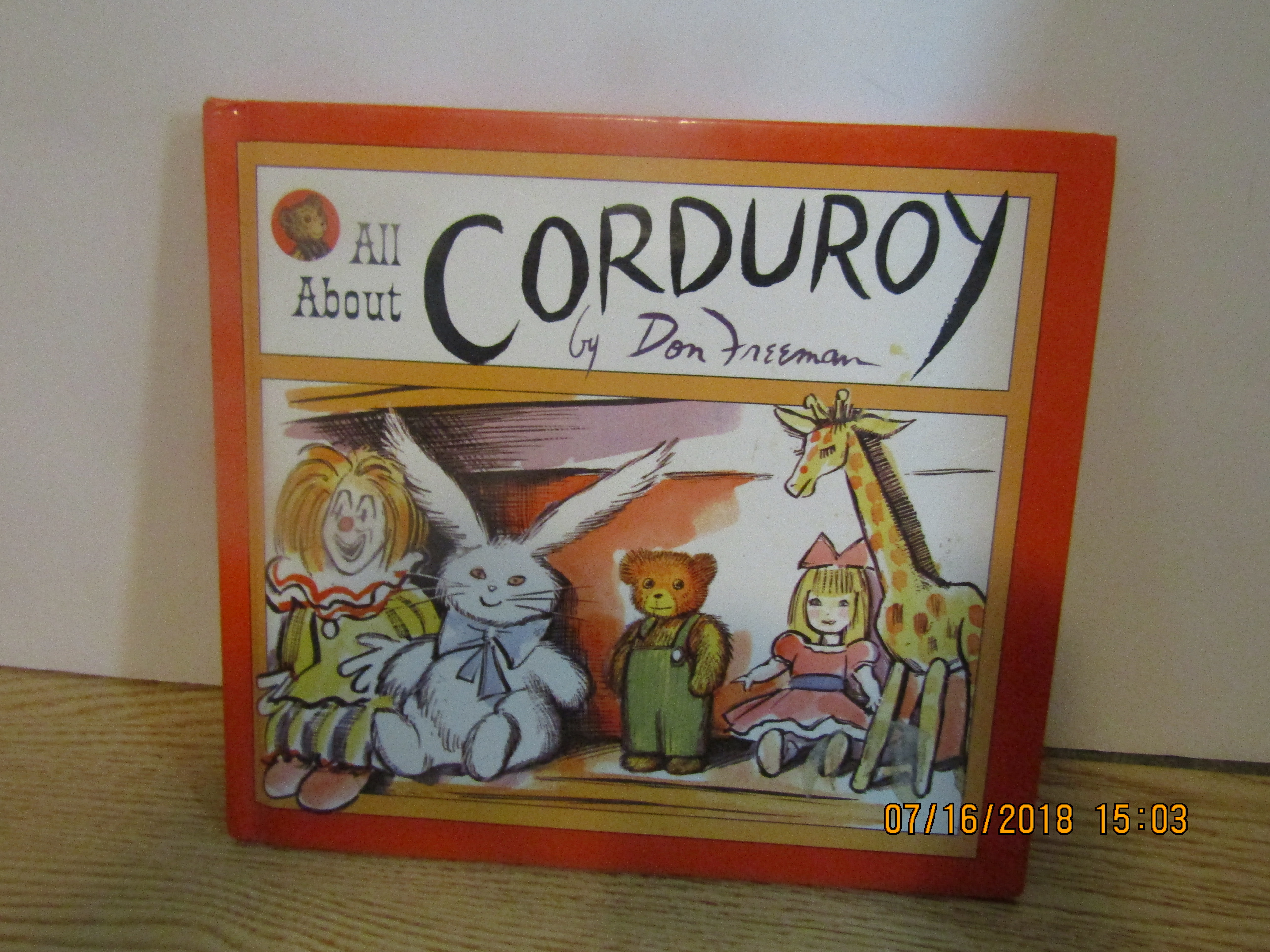 Children's Book All About Corduroy by Don Freeman