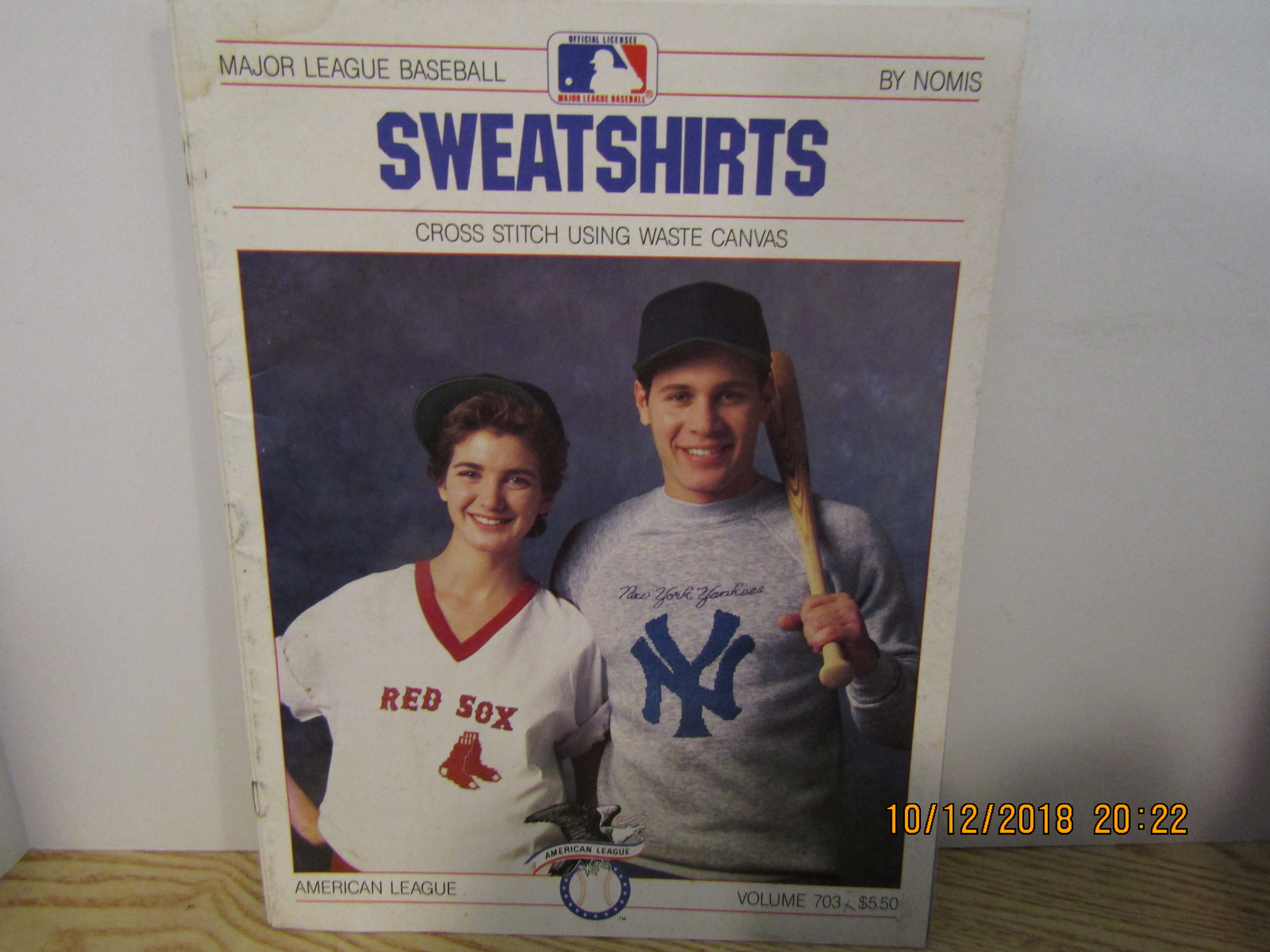 Nomis Cross Stitch Sweatshirts American League #703