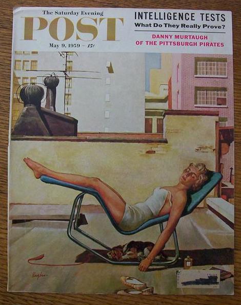 Saturday Evening Post Cover By Hughes - May 9, 1959