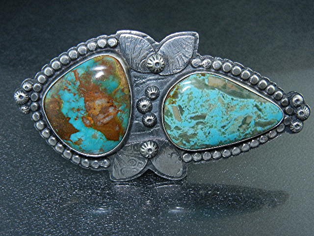 Kingman Turquoise Sterling Silver Ring Martha Petrilla