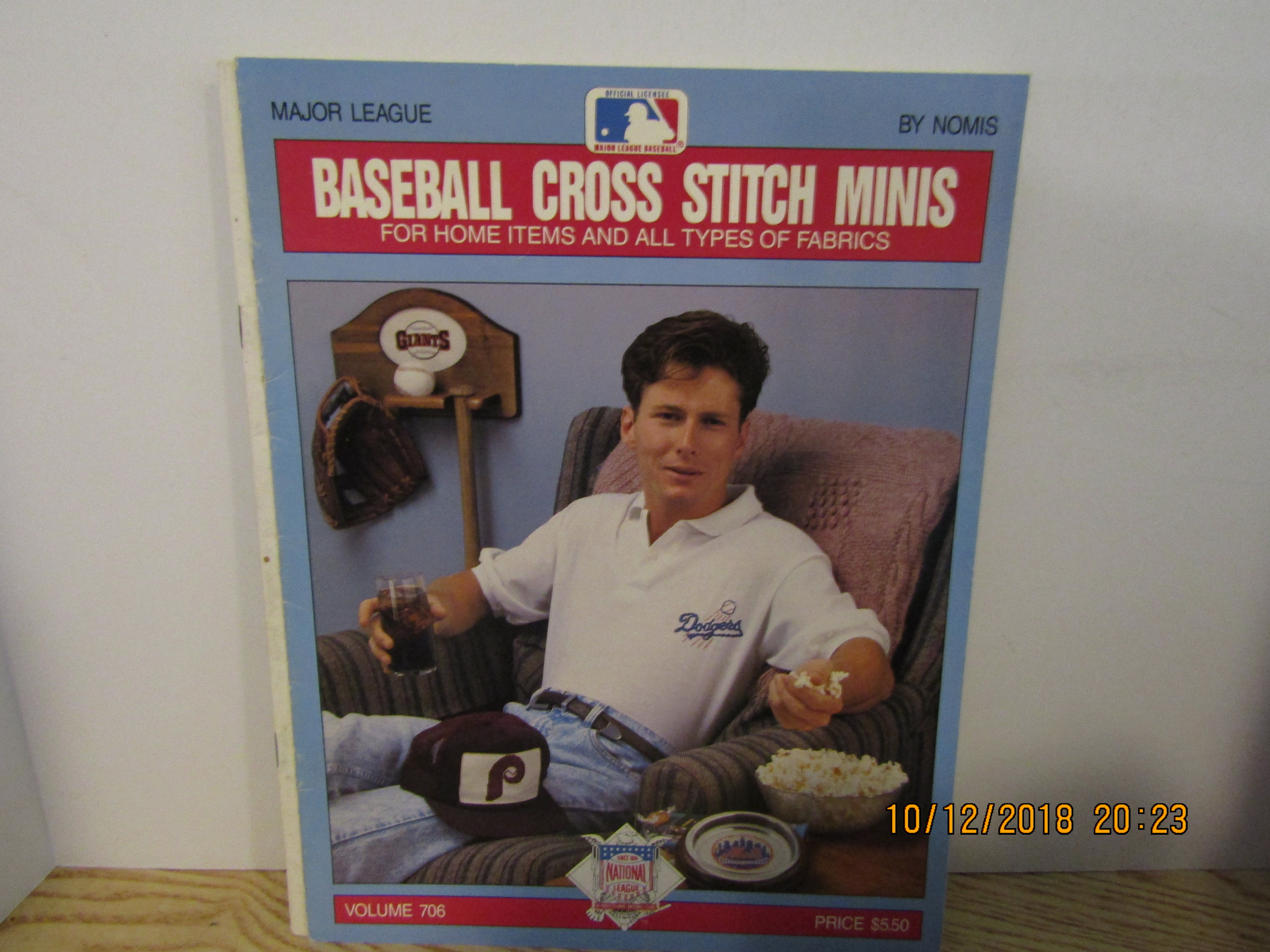 Nomis Baseball Cross Stitch Minis Major League #706