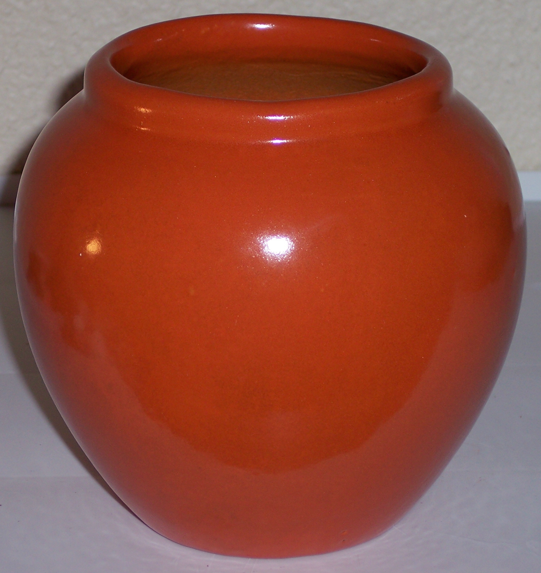 Pfaltzgraff Art Pottery Uranium Orange #104 Vase!