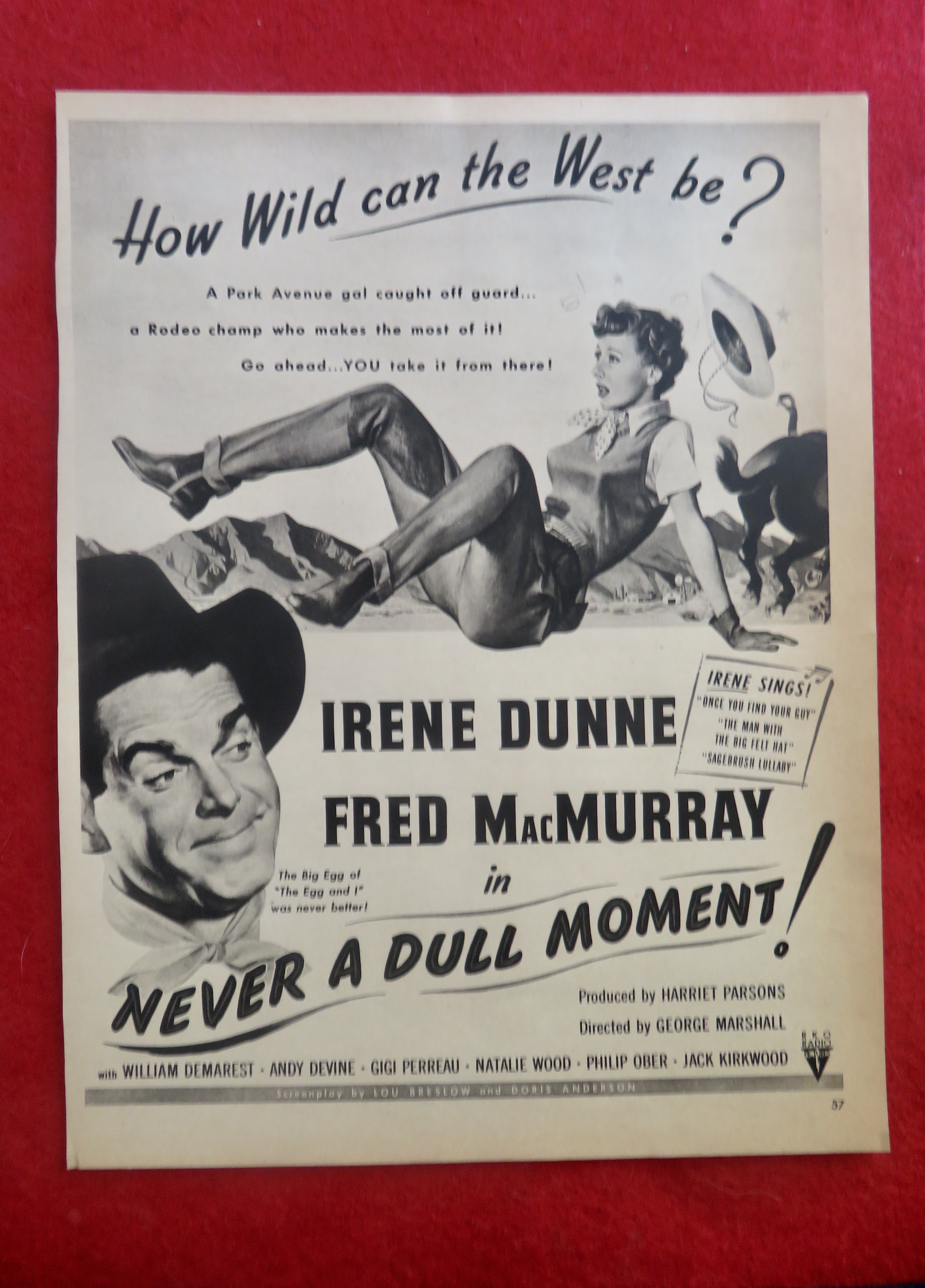1950'S Never A Dull Moment with Irene Dunne