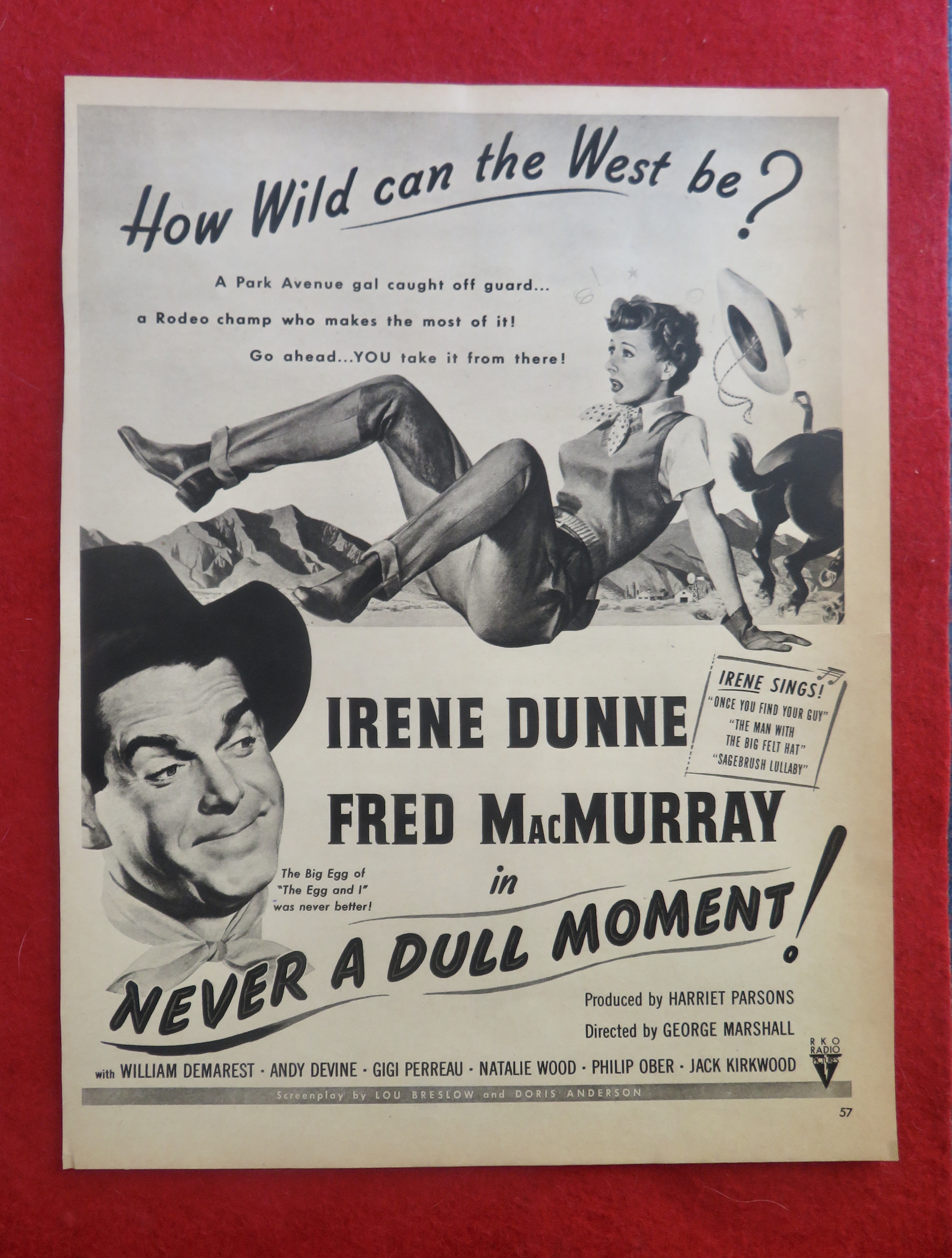 1950'S Never A Dull Moment with Irene Dunne