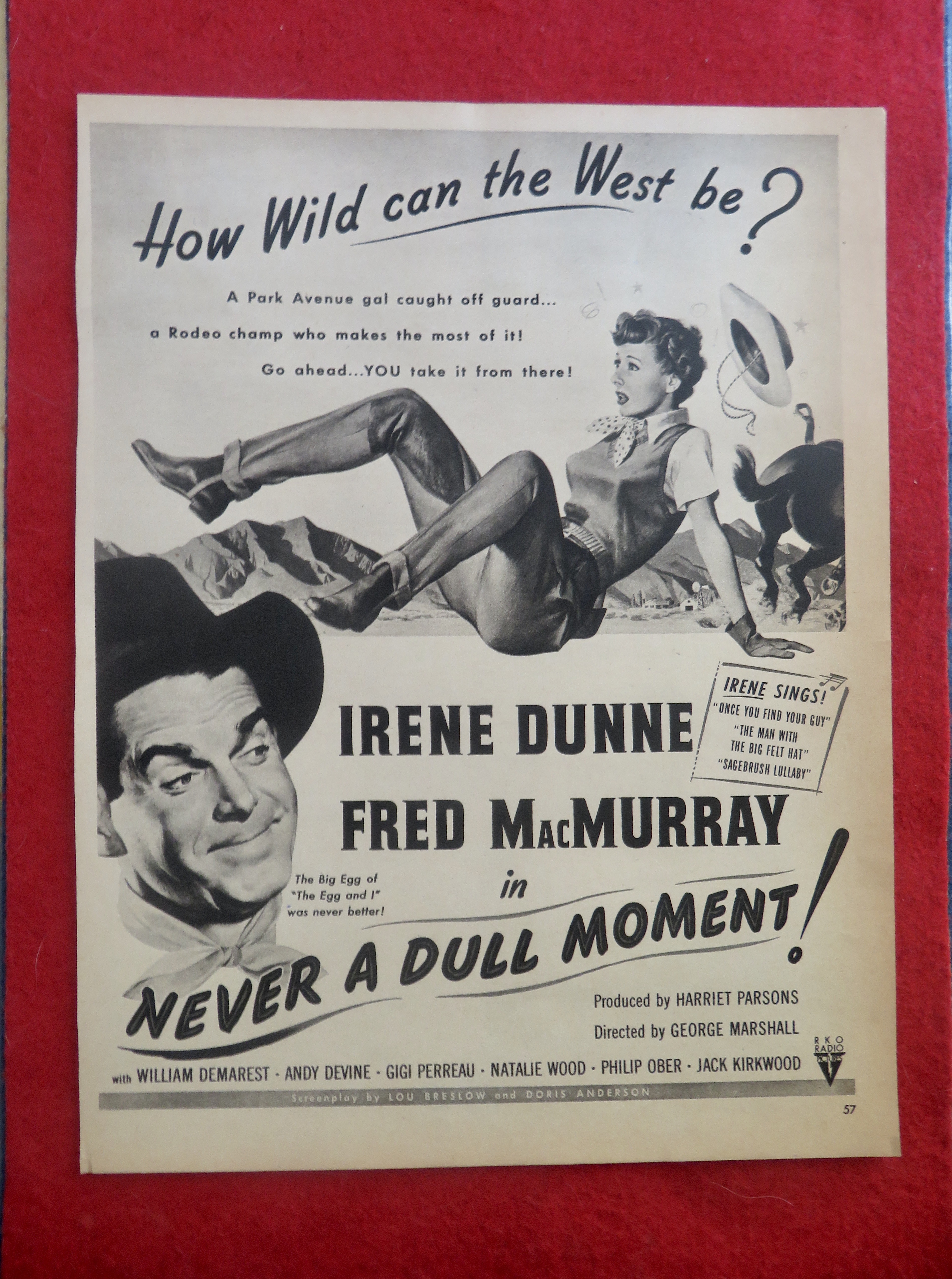 1950'S Never A Dull Moment with Irene Dunne
