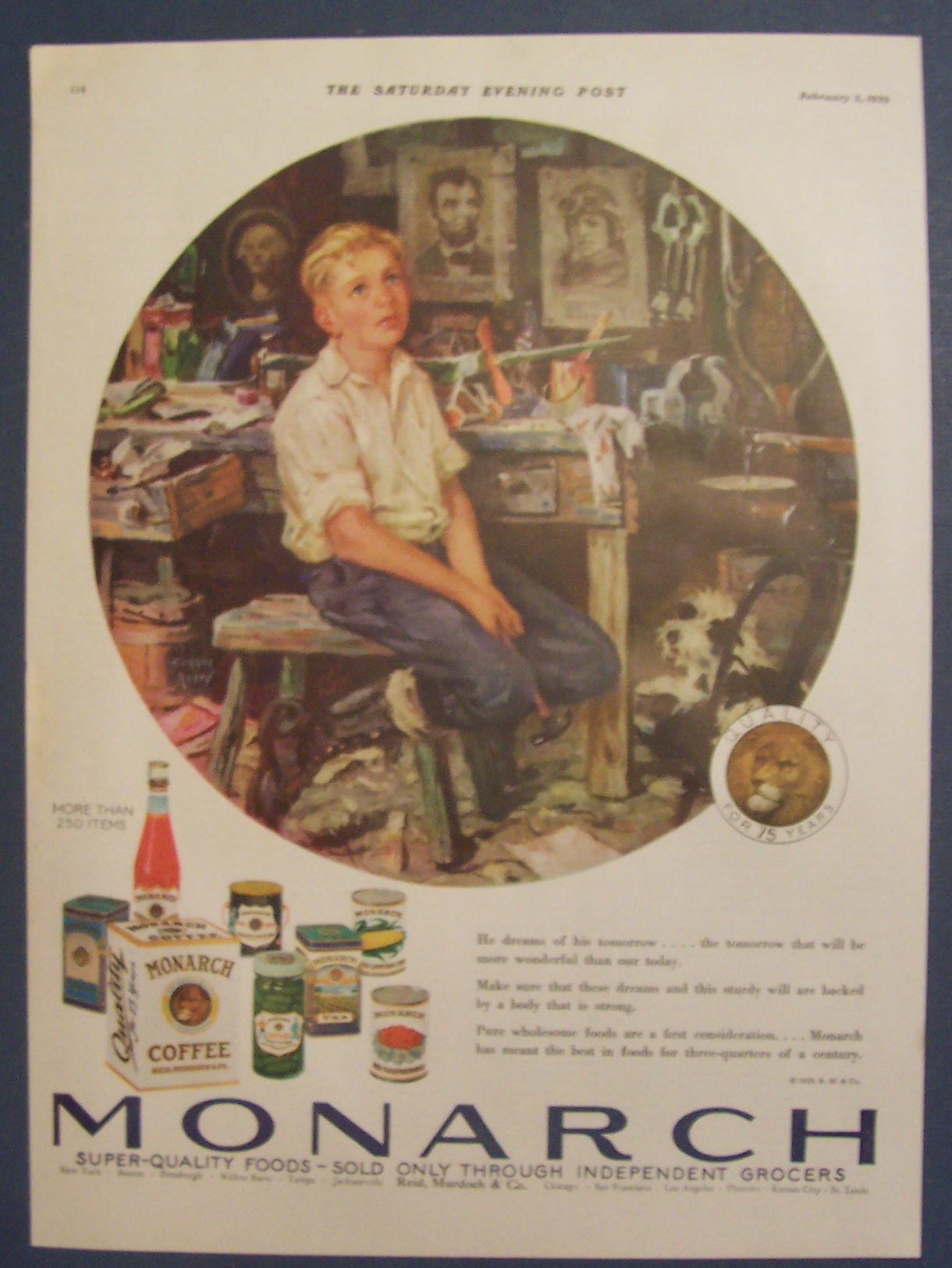 1929  Monarch  Quality  Foods