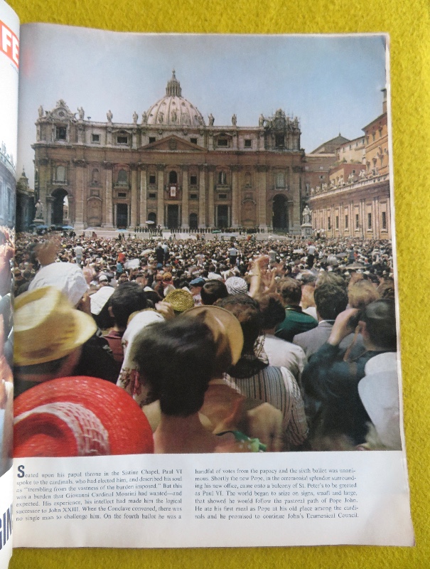 Life Magazine July 5, 1963 The New Pope: The Spectacle & The Man