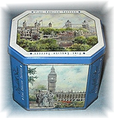 English Made London Scenes Toffee Tin