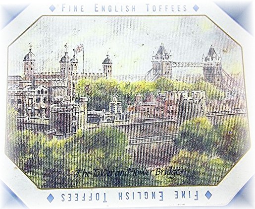 English Made London Scenes Toffee Tin