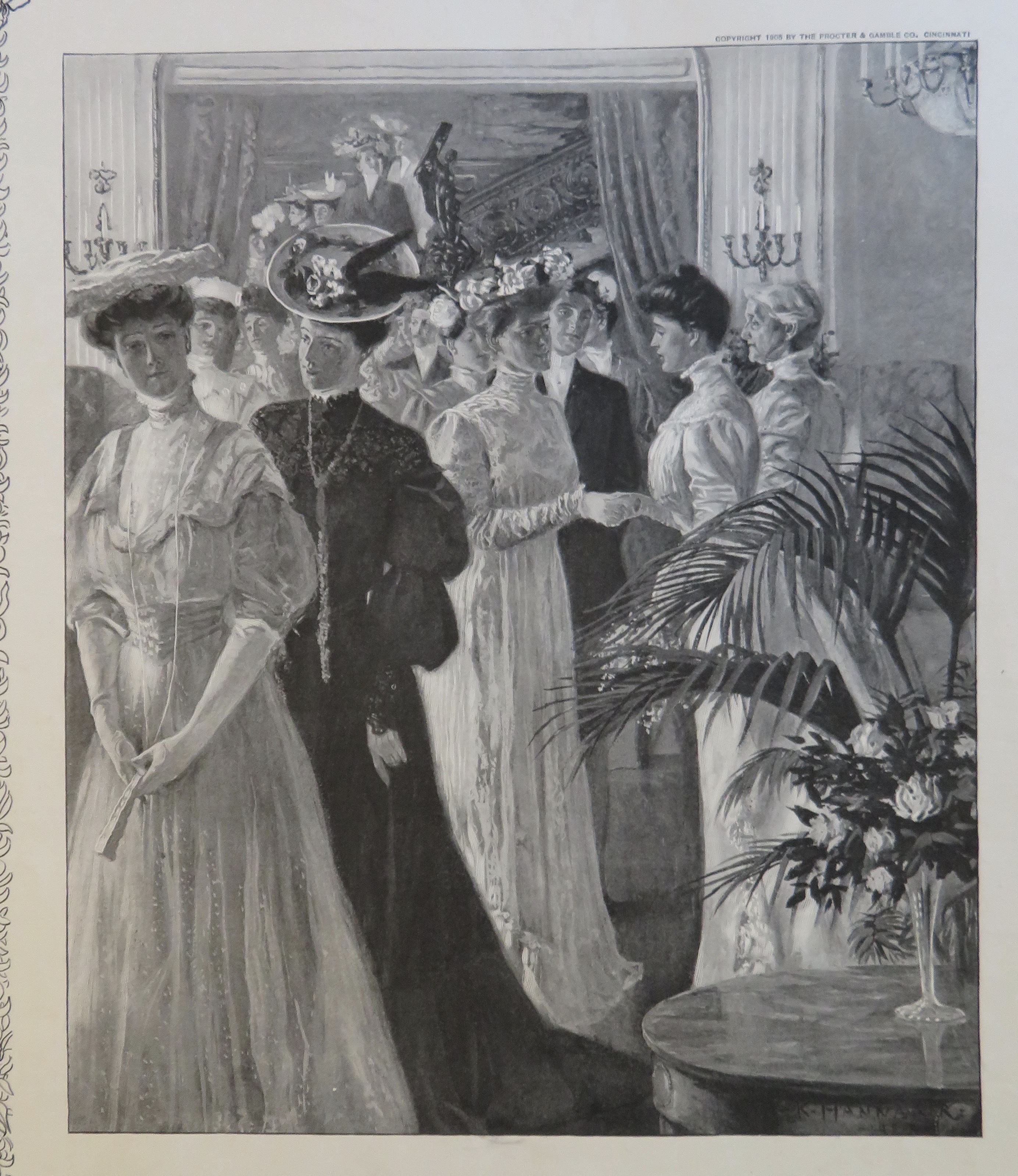 1905 Ivory Soap with a Woman & Her First Reception