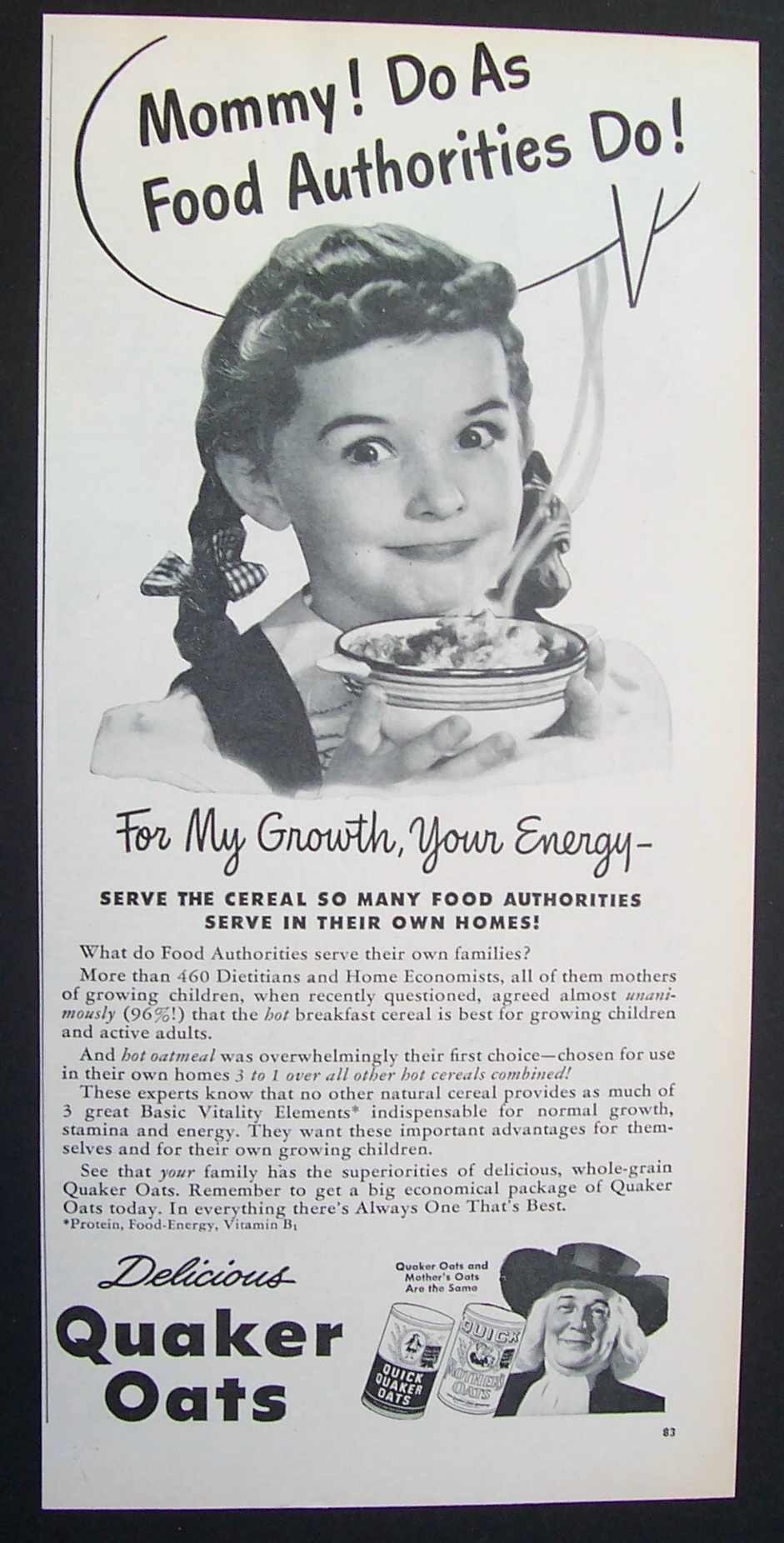 1945  Quaker  Oats