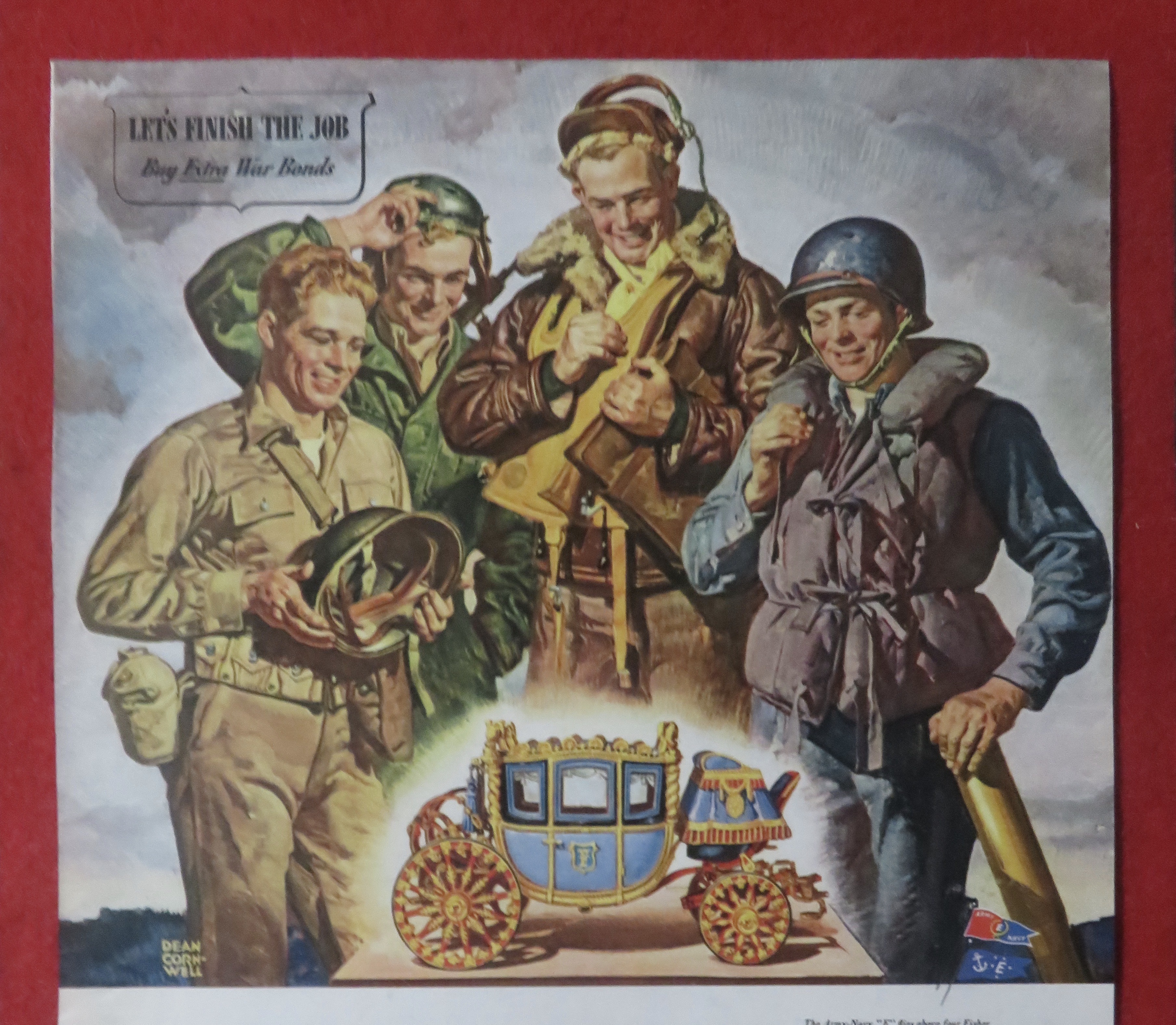 1948 Body By Fisher with Soldiers By Dean Cornwell