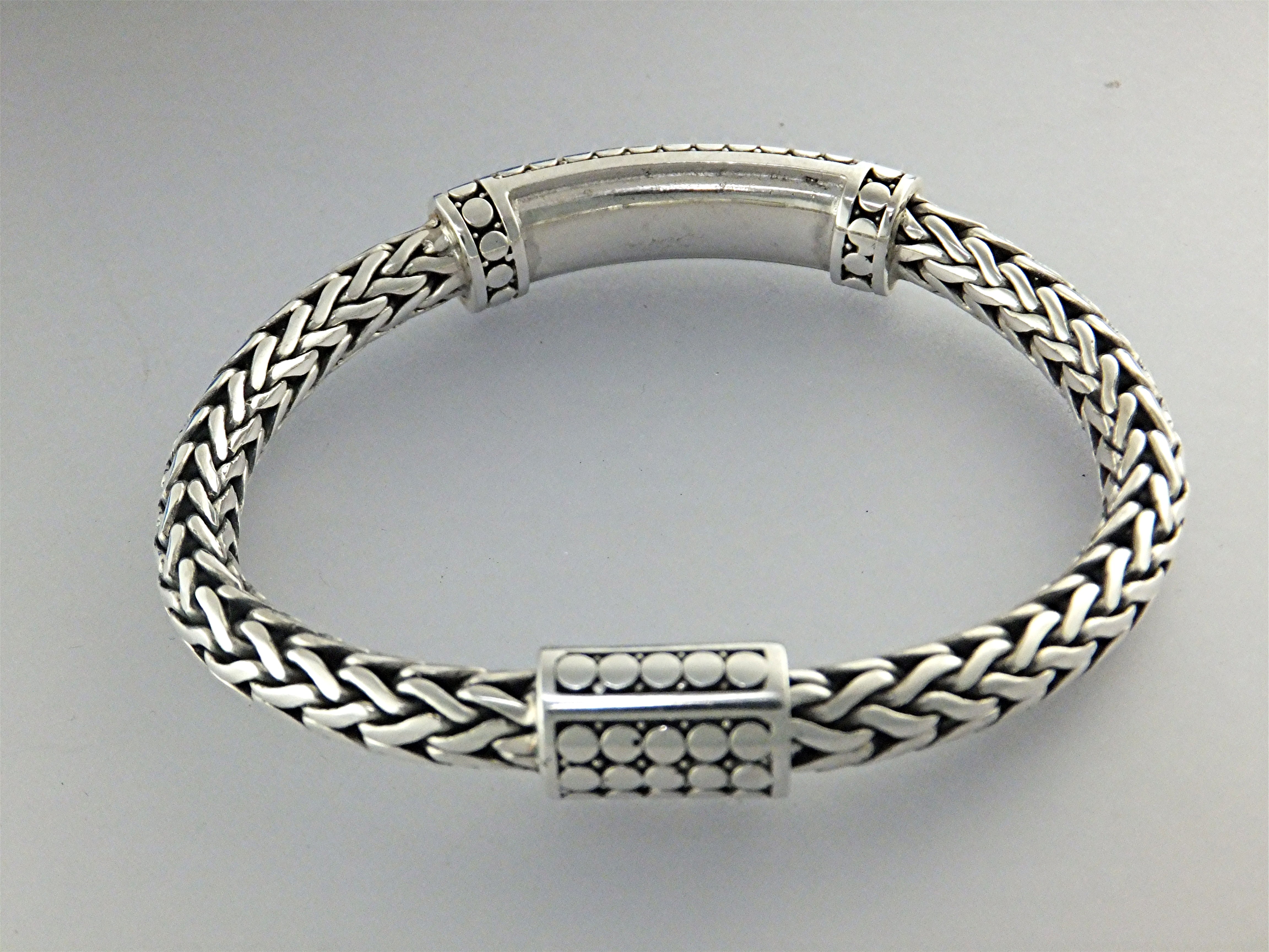 Blue Topaz Sterling Silver Bracelet Peggy V.